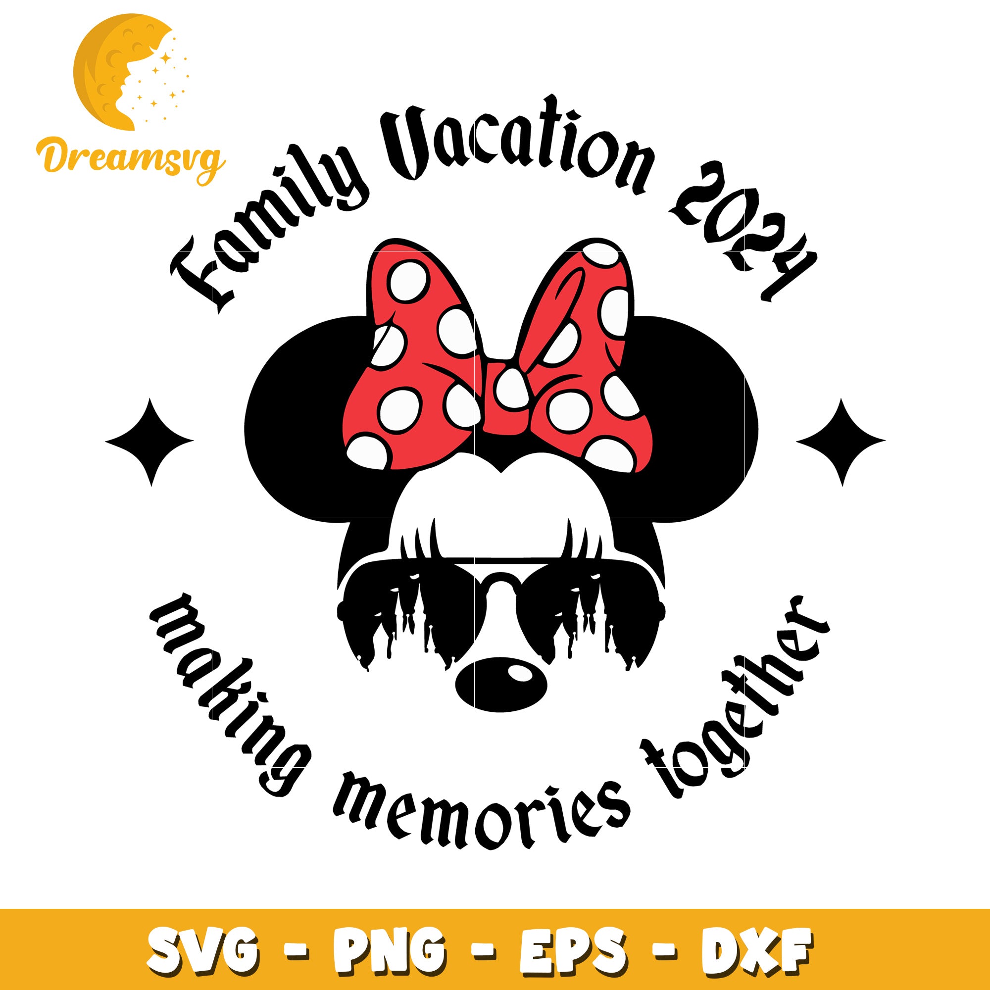 Family Vacation 2024 SVG Cut File