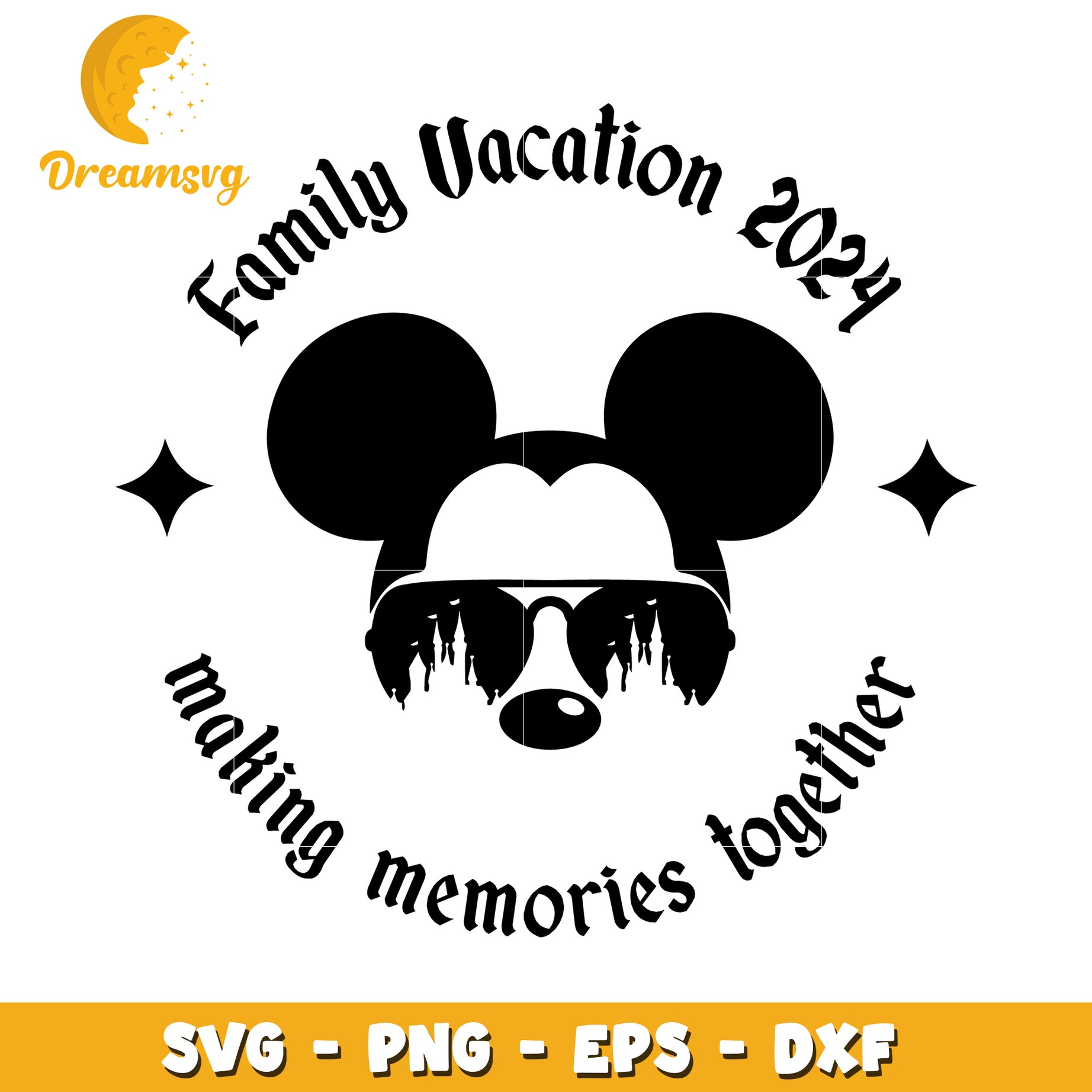 Family Vacation 2024 SVG Mickey Mouse