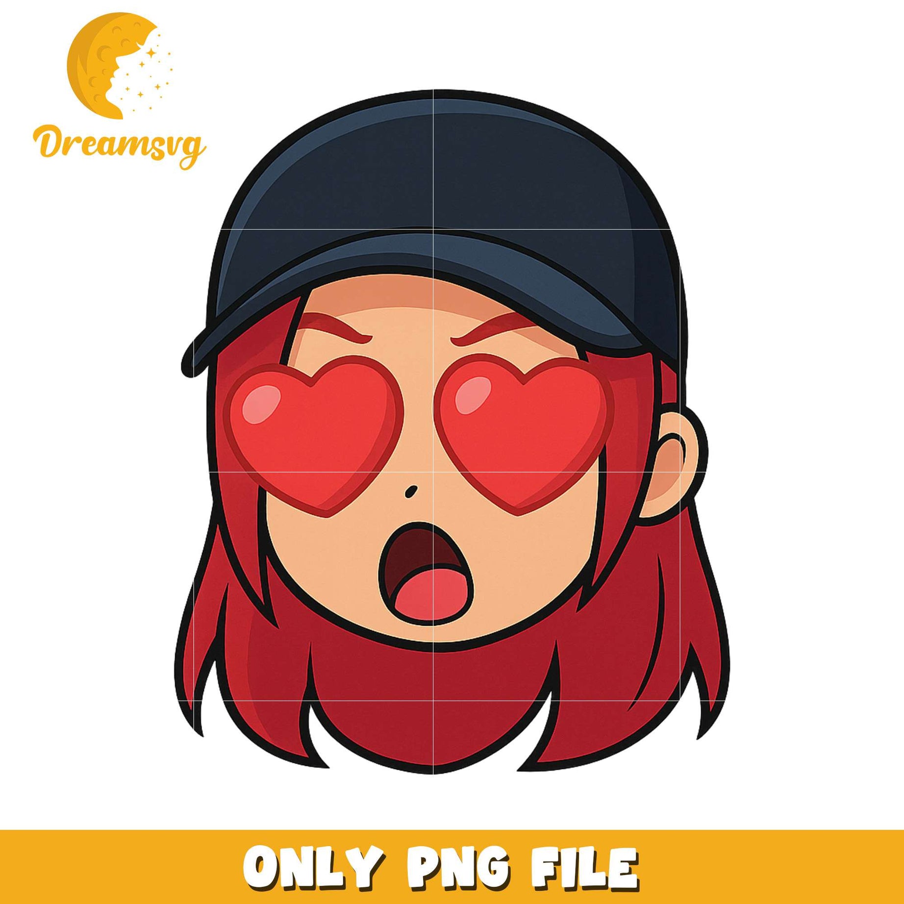 Fan girl design png, demon idol png, kpop cartoon png