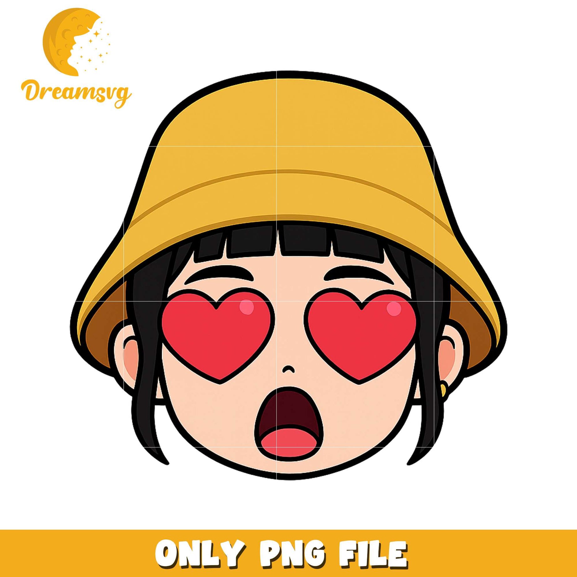 Fangirl lover png, demon idol png, kpop cartoon png
