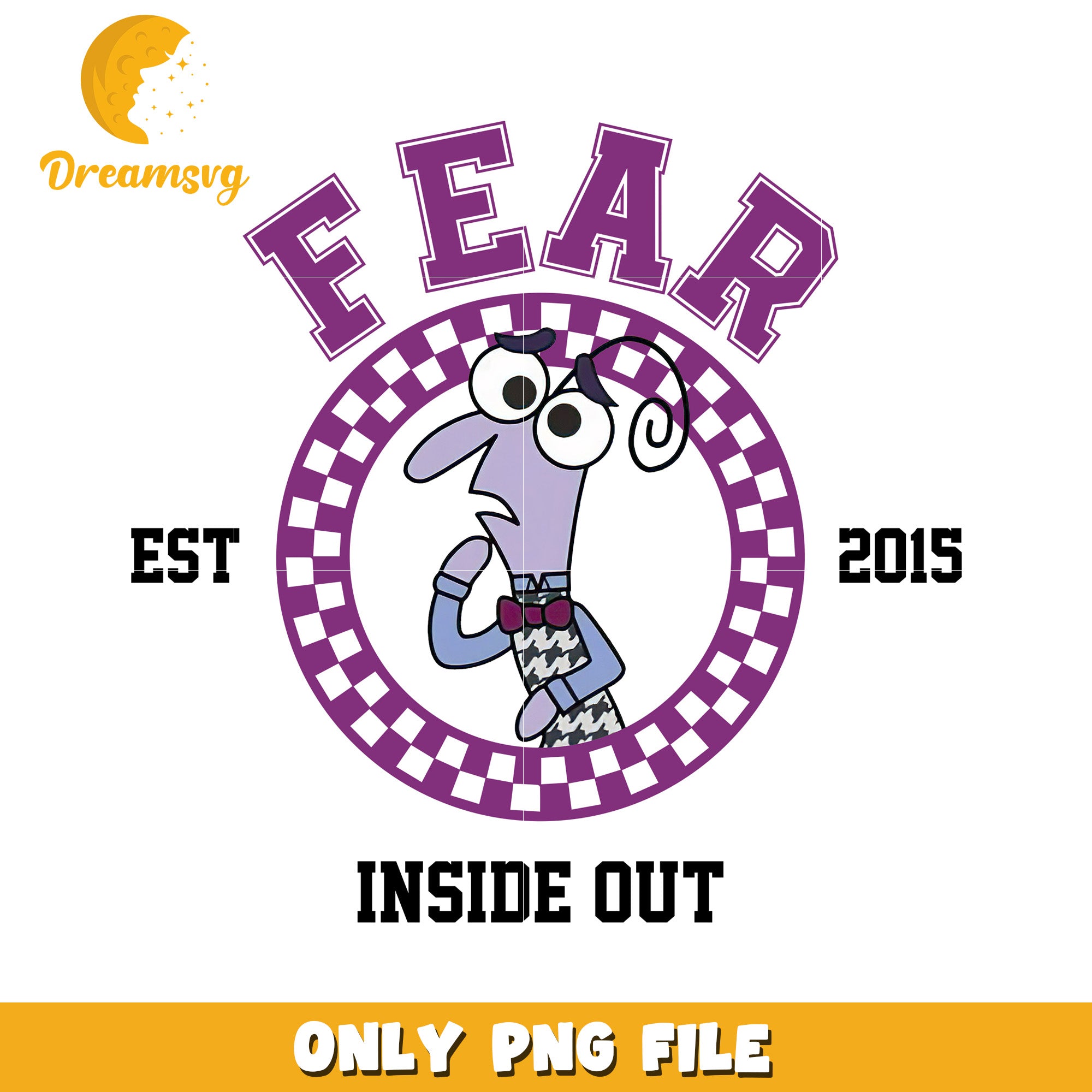 Fear Character Inside Out PNG File Design 2015 Art