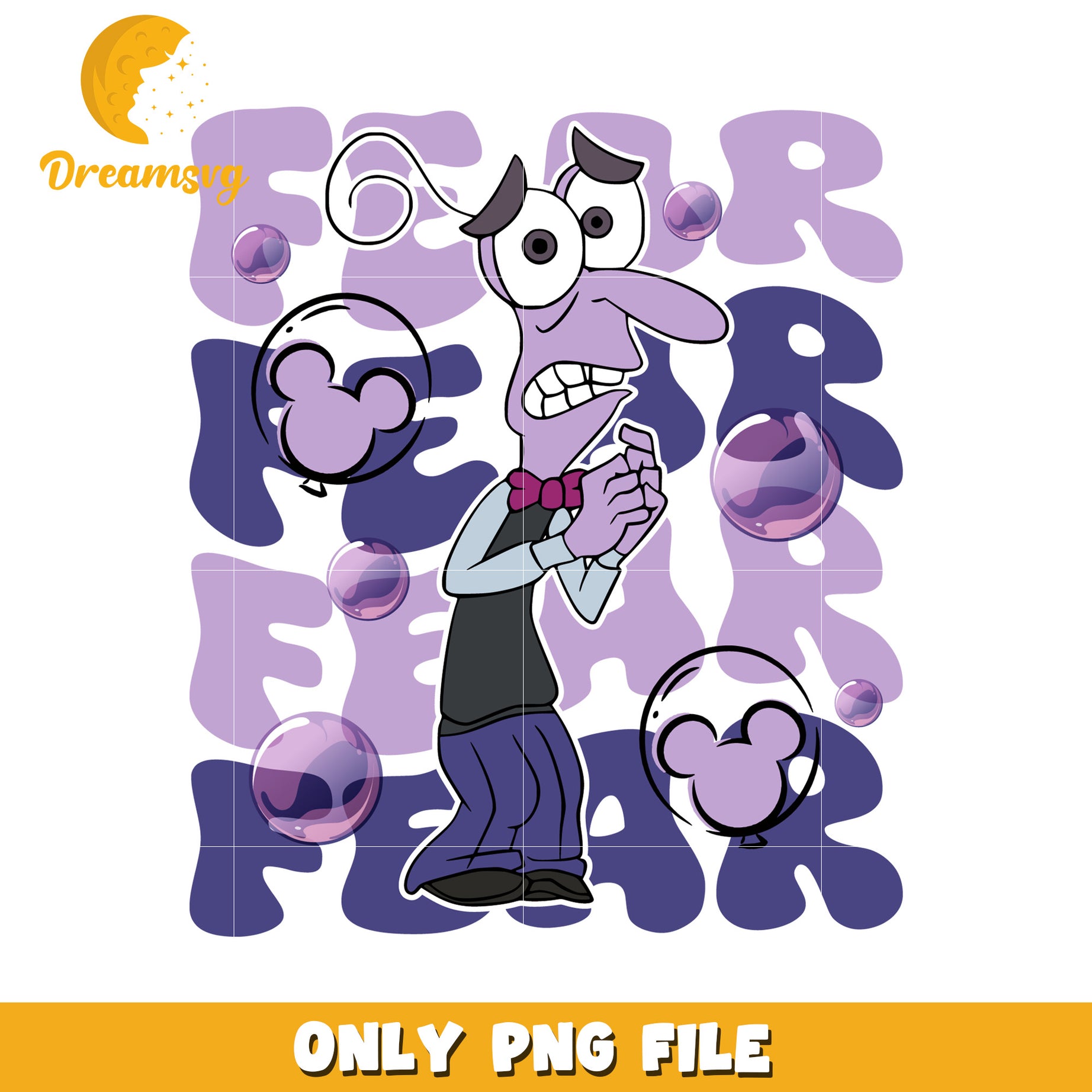 Fearful Character PNG Design for Fun Activities 48 Characters