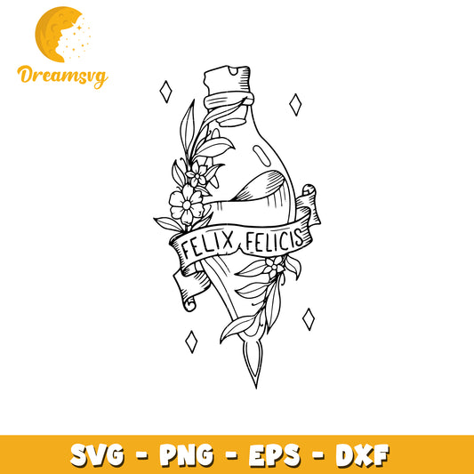 Felix Felicis Potion SVG Cut File