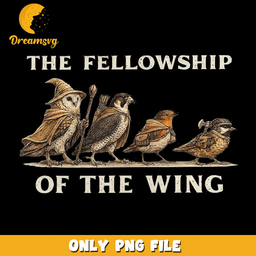 Fellowship Of The Wing PNG, Bird Adventure, Fantasy Art