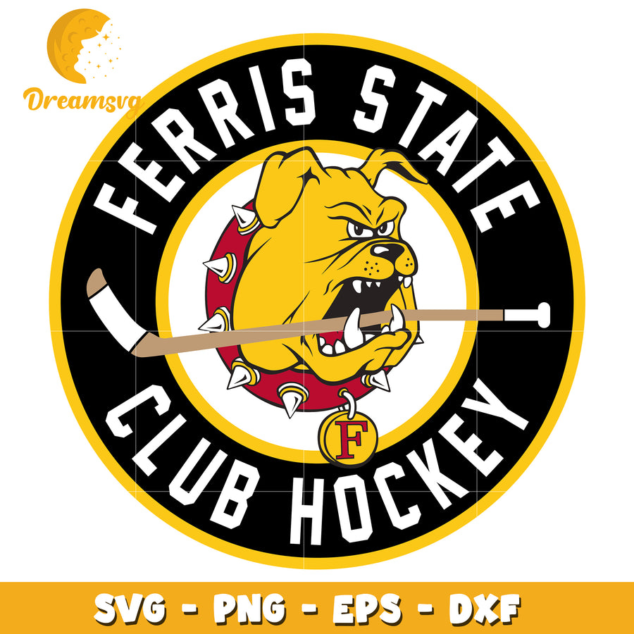 Ferris State Club Hockey SVG PNG EPS DXF