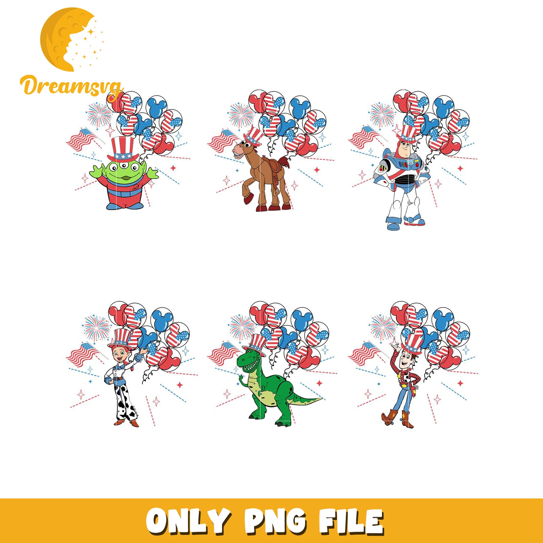 Festive Character Bundle PNG for Celebrations and Crafts