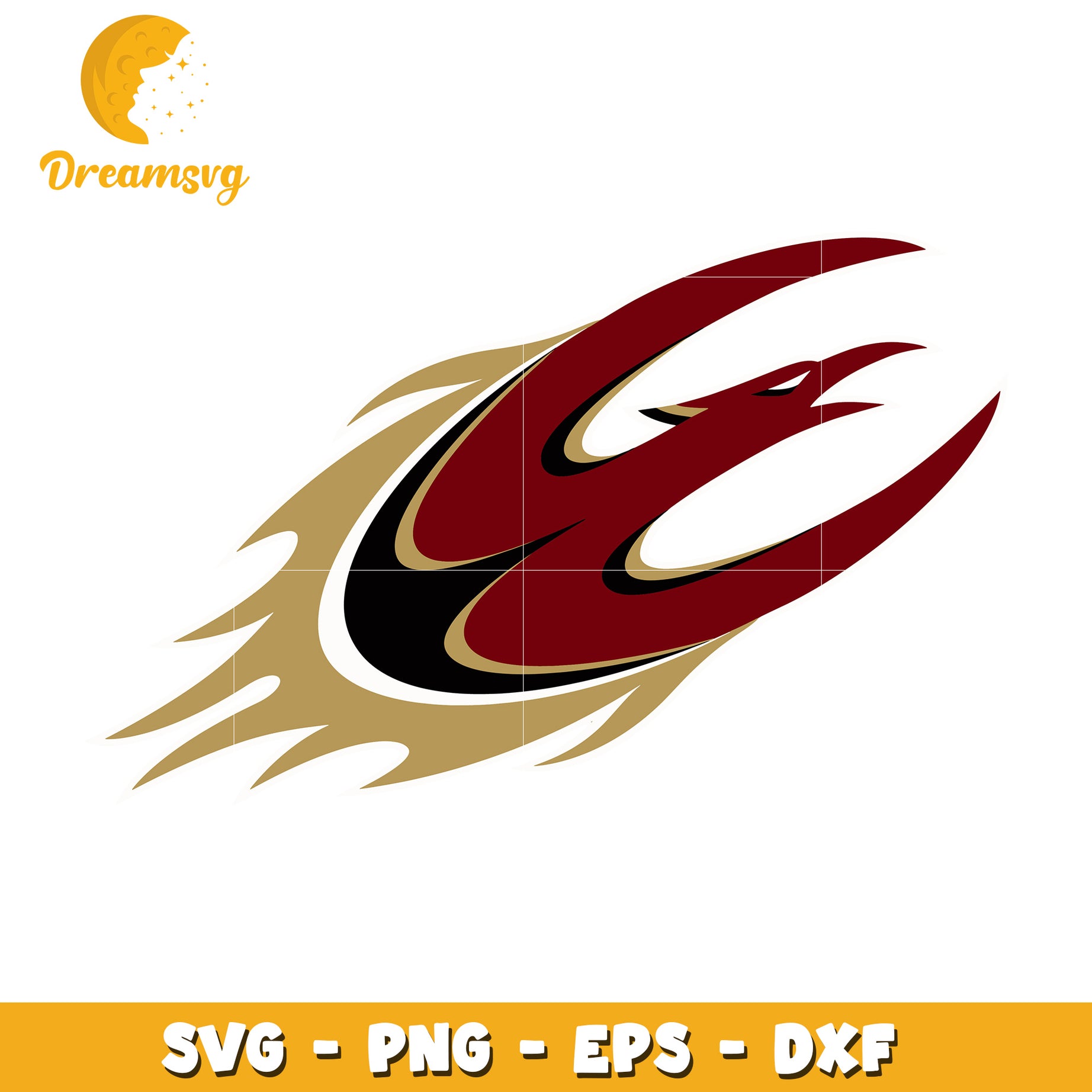 Fiery Eagle SVG PNG EPS DXF Files