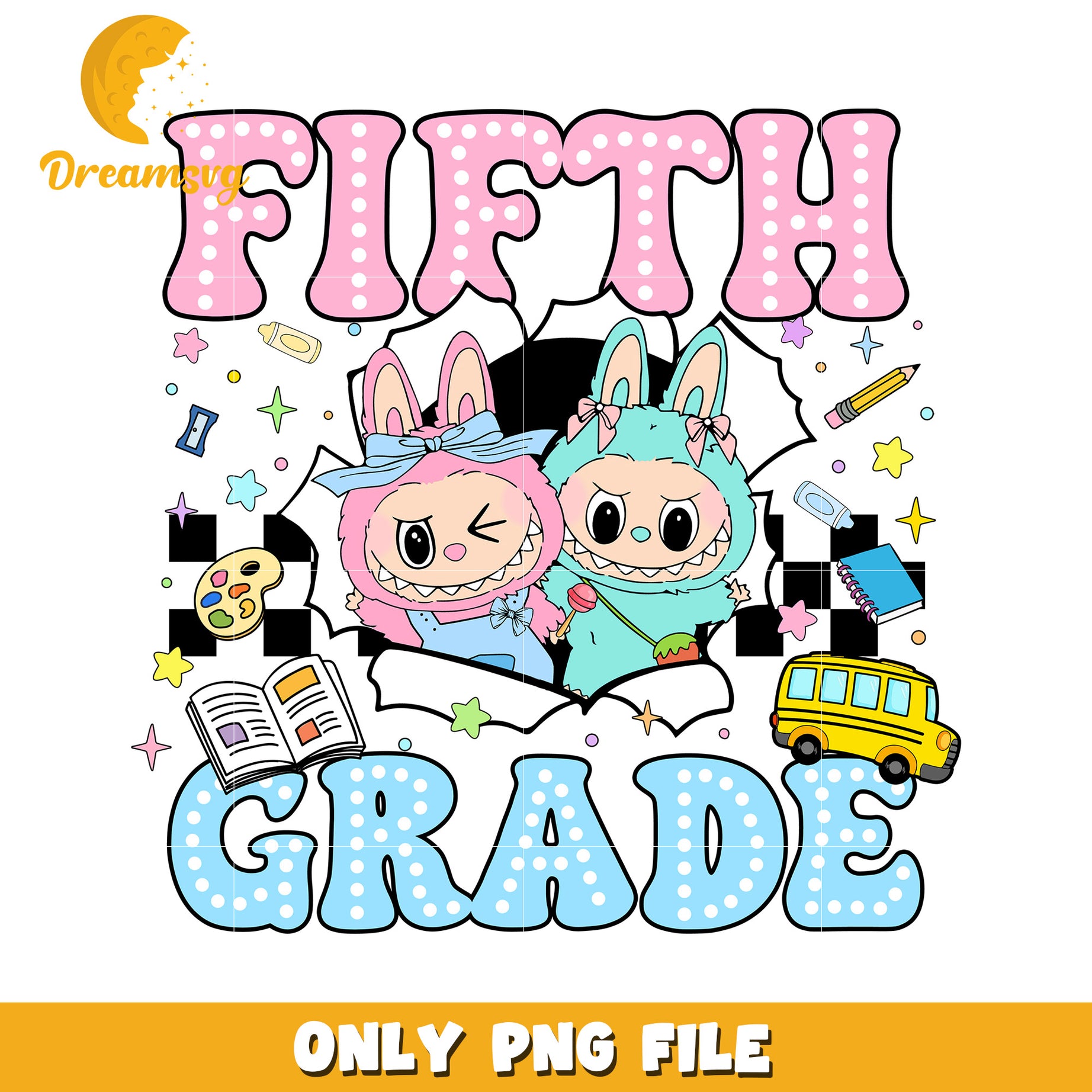 Fifth grade labubu illustration png, have a seat labubu​ png, labubu doll png