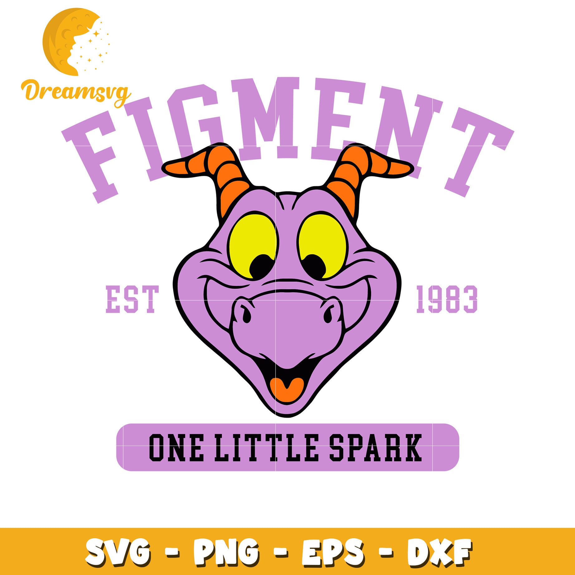 Figment Dragon SVG PNG EPS DXF Files