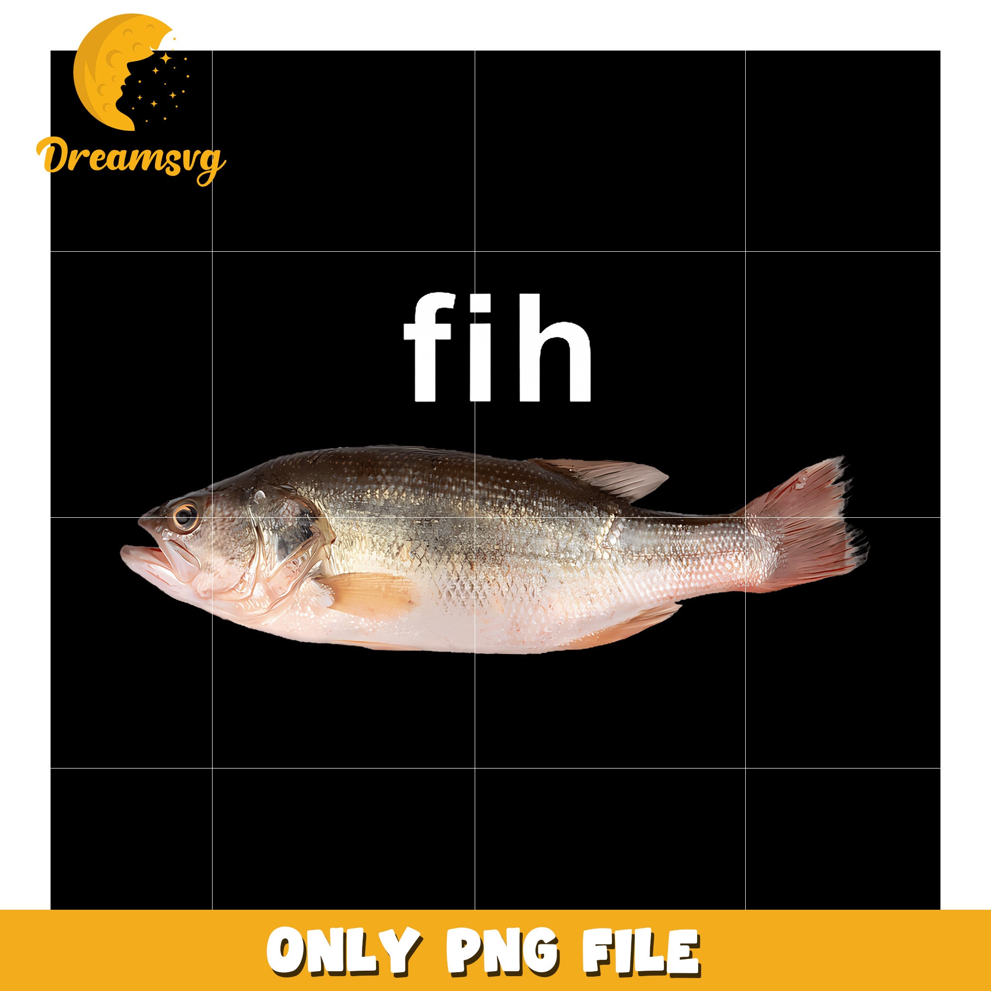 Fih Funny Misspelled png, funny saying png, fish meme png
