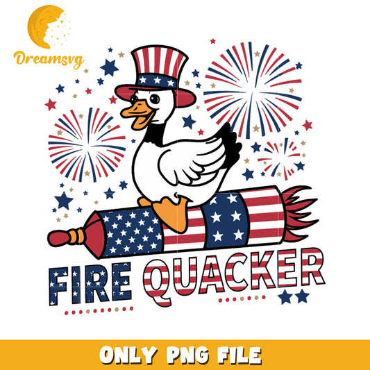 Fire quacker funny duck png, funny duck png, quacking duck png