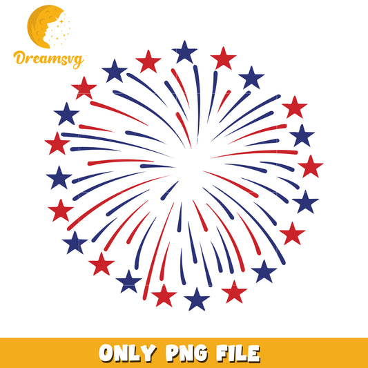 Fireworks american 4th of july illustrationpng, independence day png, american holiday png