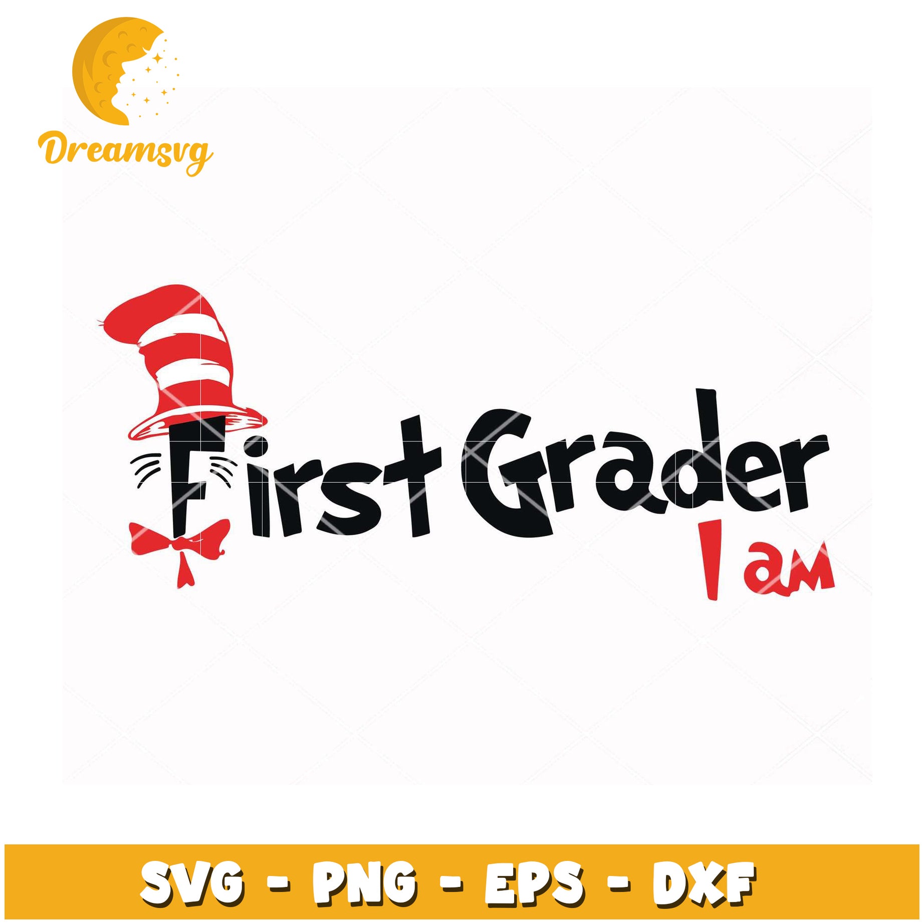 First Grader SVG Cut File