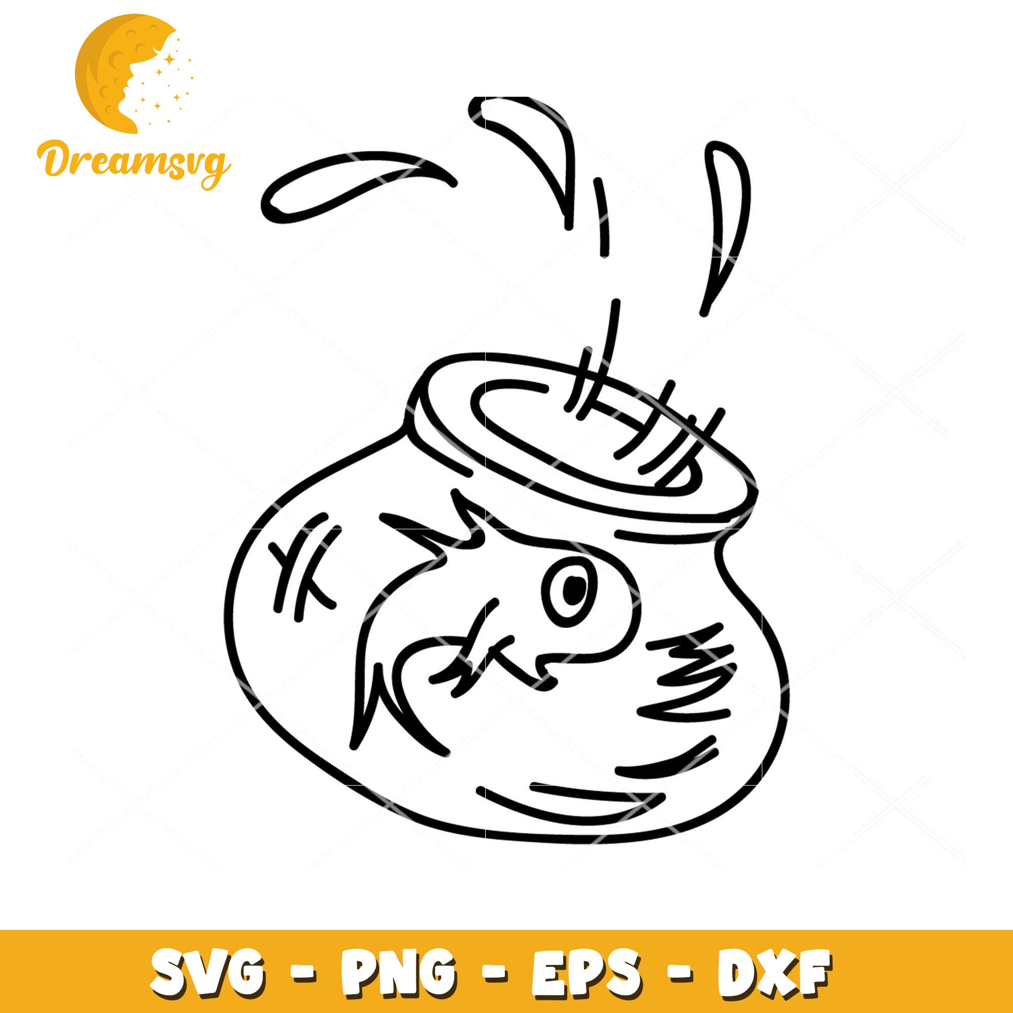 Fish Bowl SVG Cut File