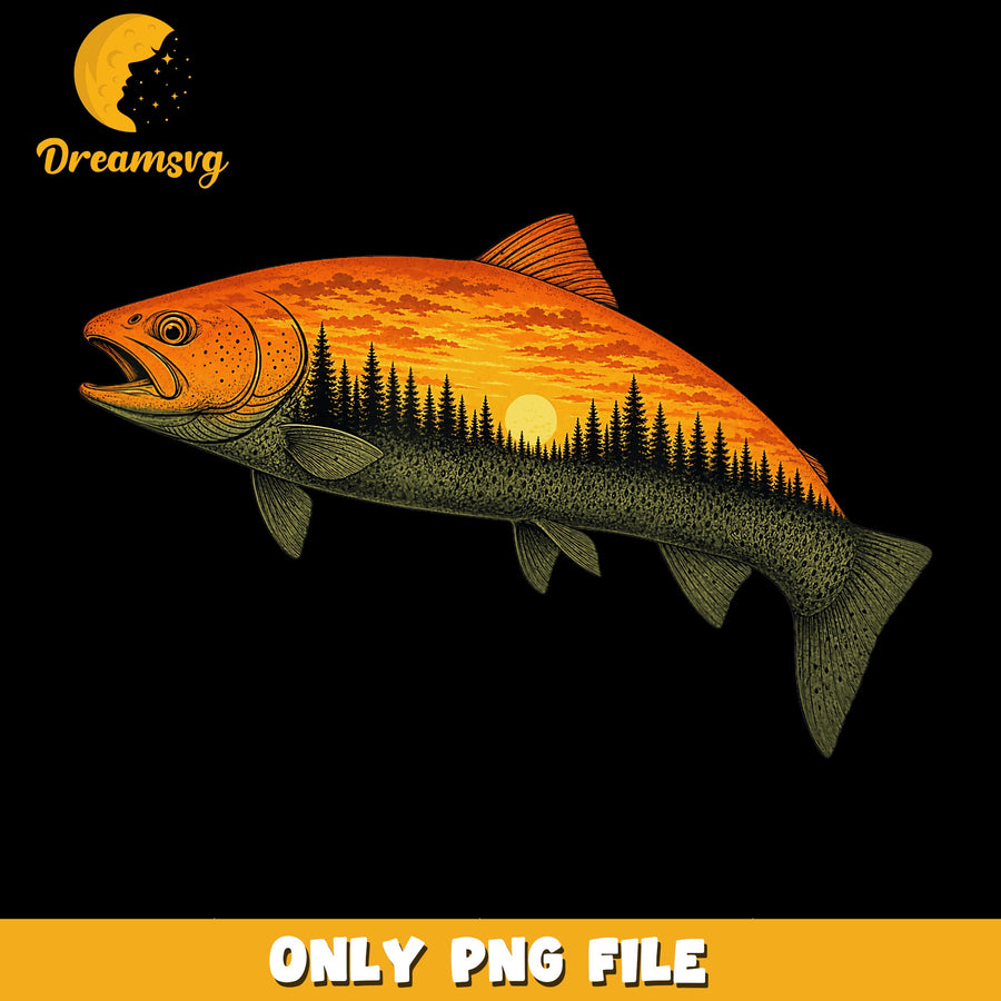 Fishing Sunset PNG, Nature Landscape, Outdoor Adventure