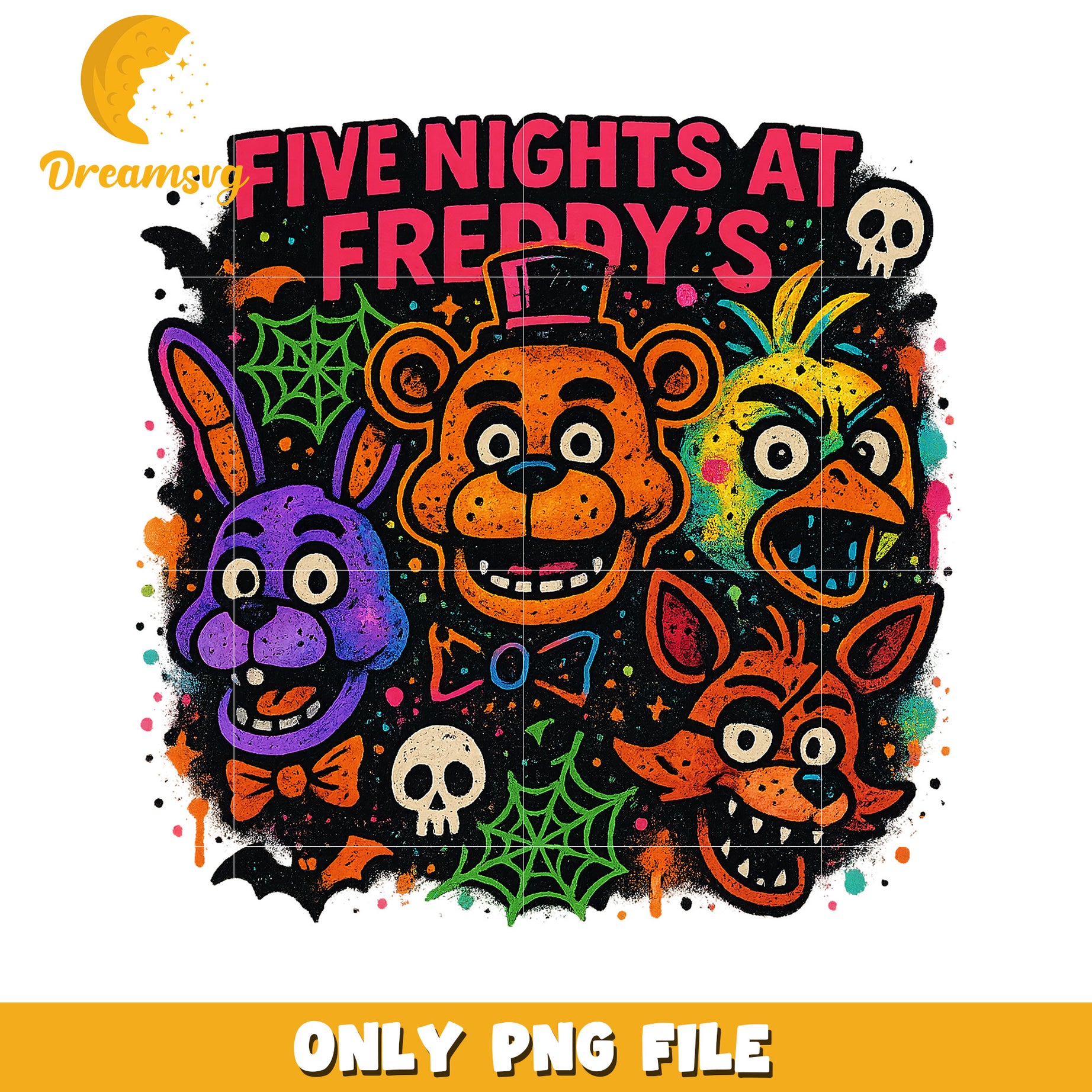 Five nights at freddy's png, halloween toys png, halloween characters png