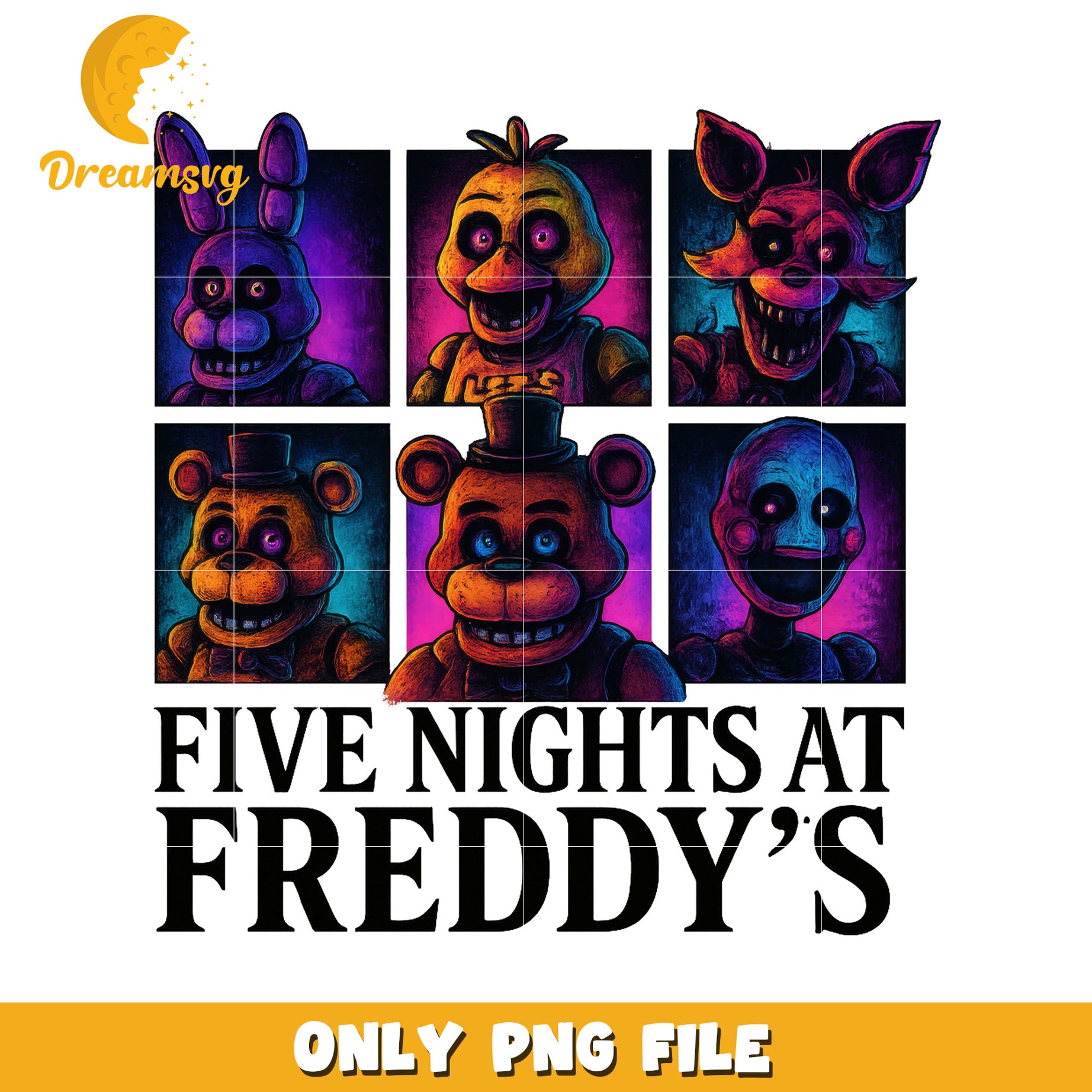 Five nights at freddy design png, halloween costumes png, halloween movies png