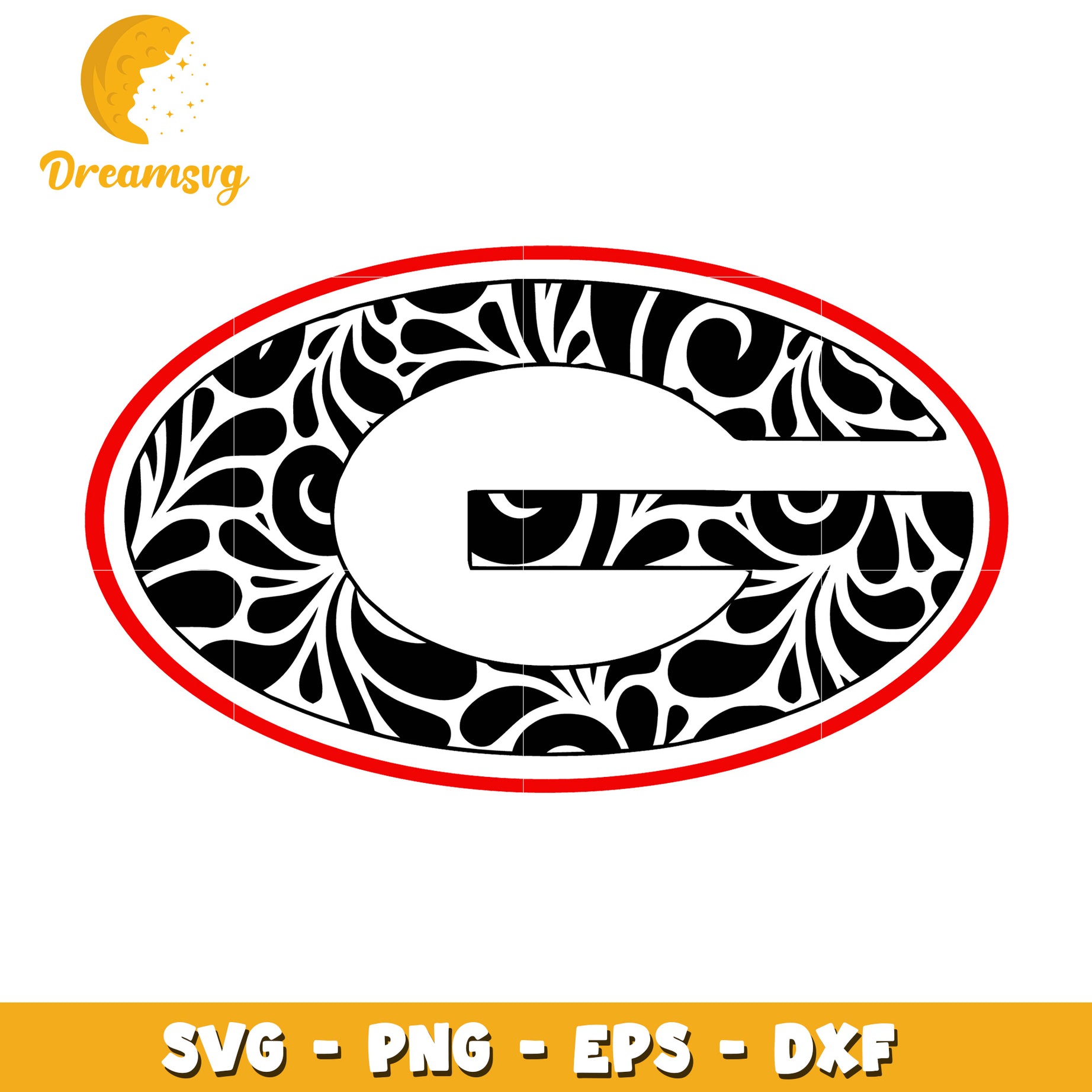 Floral Georgia Bulldogs SVG PNG EPS DXF