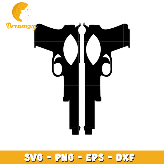 Floral Gun SVG Cut Files