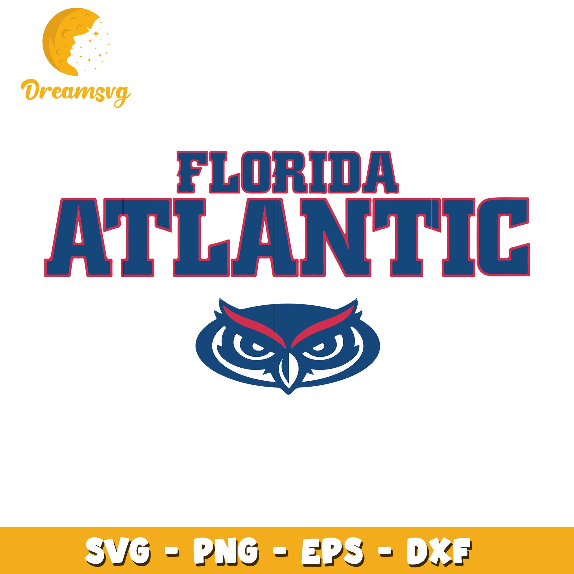 Florida Atlantic Owls SVG Cut File