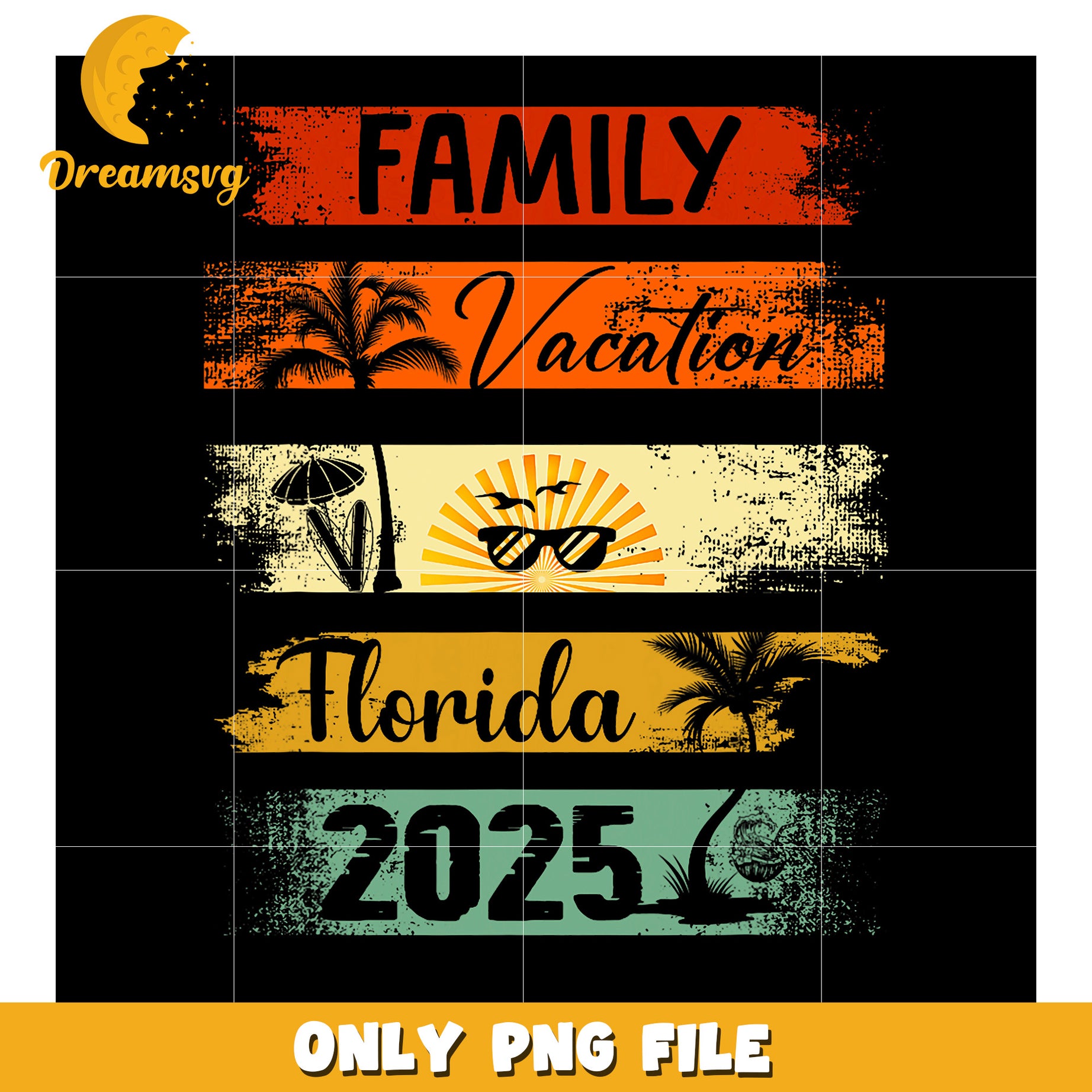 Florida Family Vacation 2025 PNG