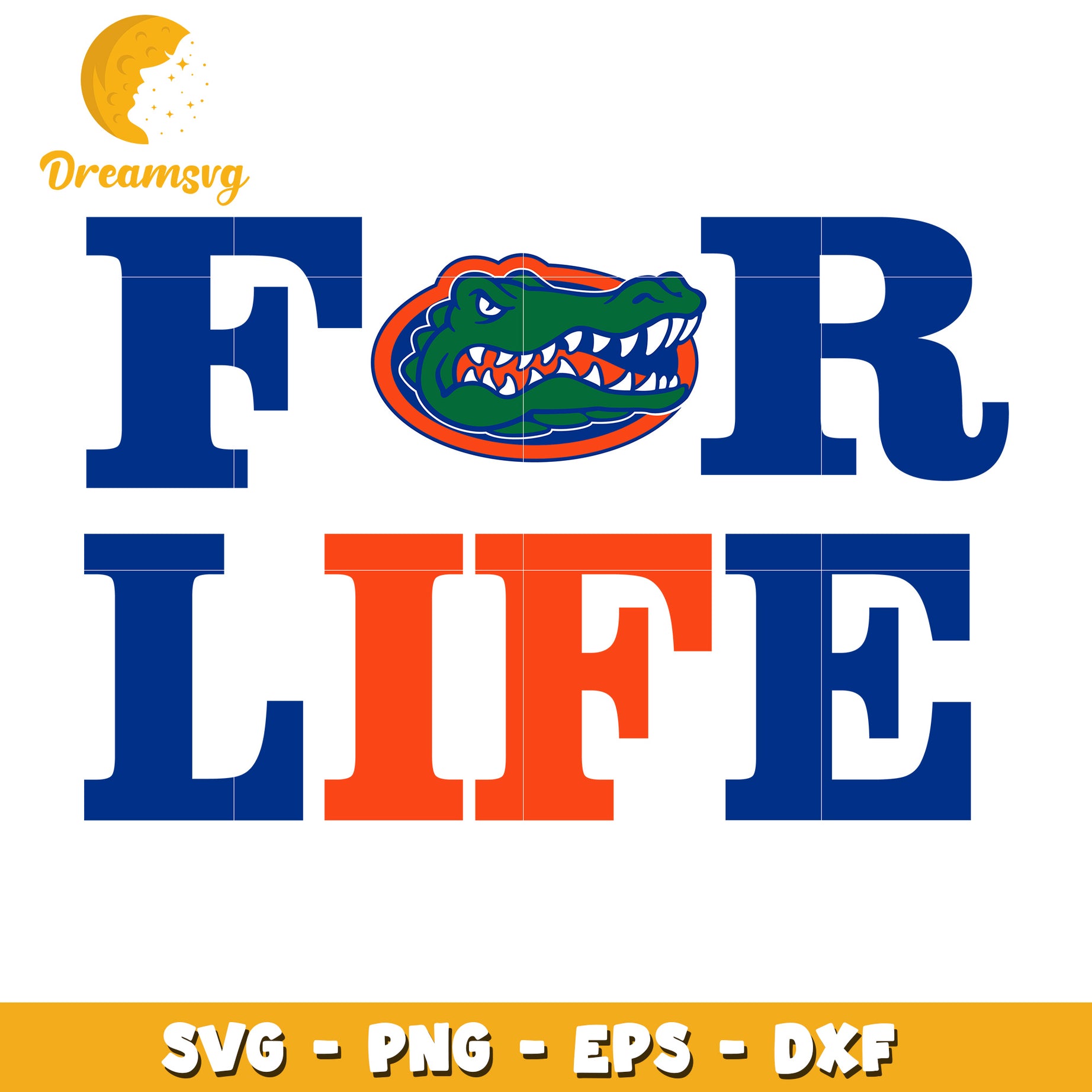 Florida Gators For Life SVG PNG EPS DXF