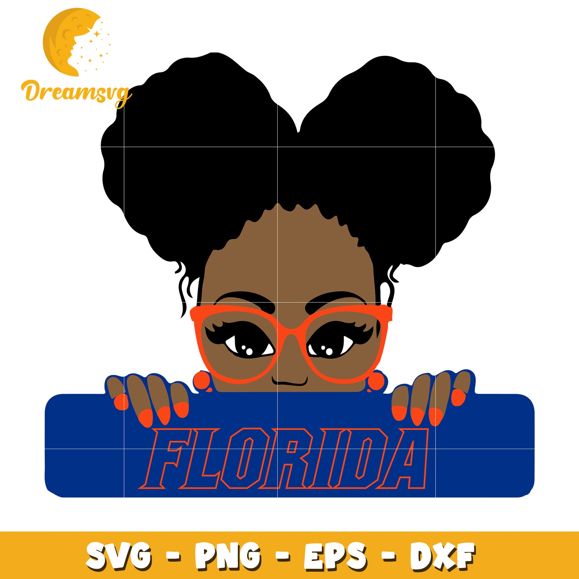 Florida Girl SVG Design with Glasses for Creative Projects