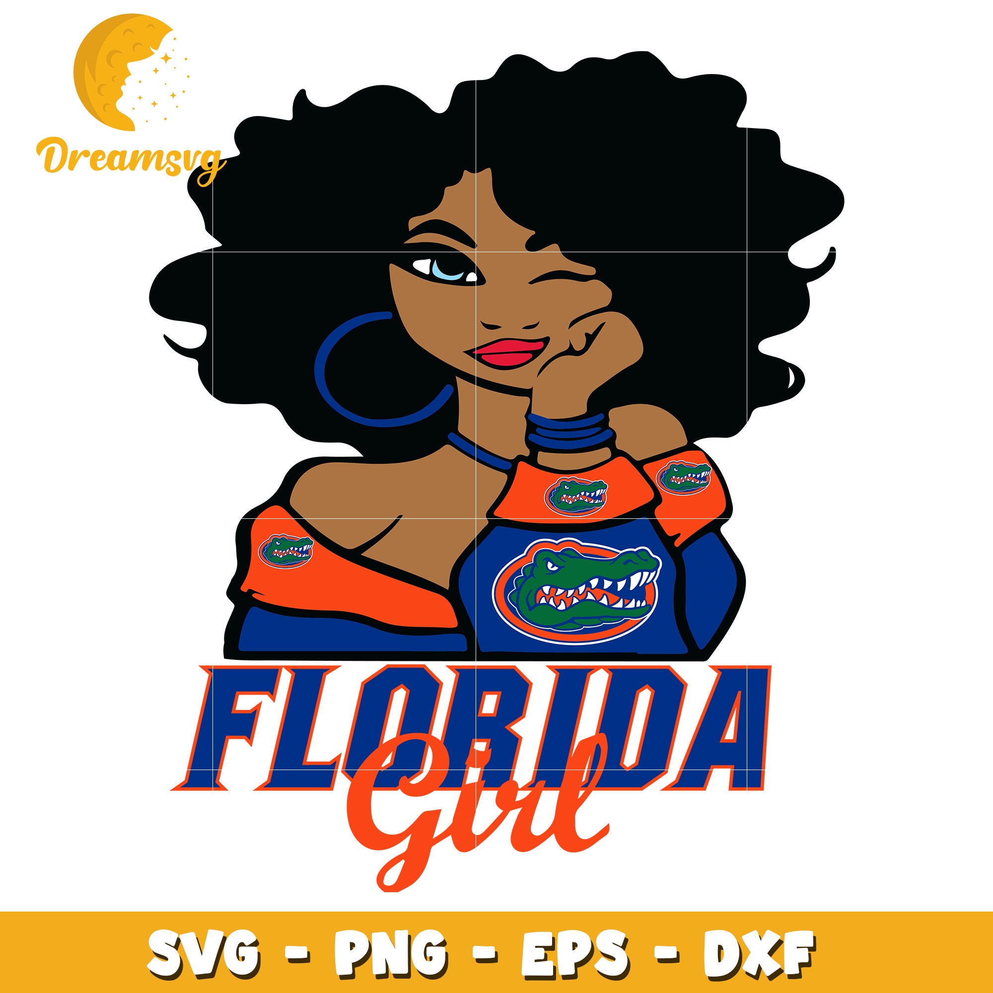 Florida Girl SVG PNG EPS DXF Cut File