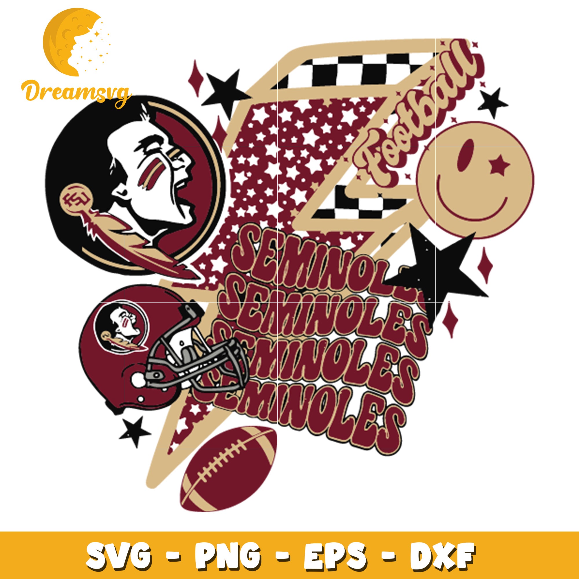 Florida State Seminoles Football SVG