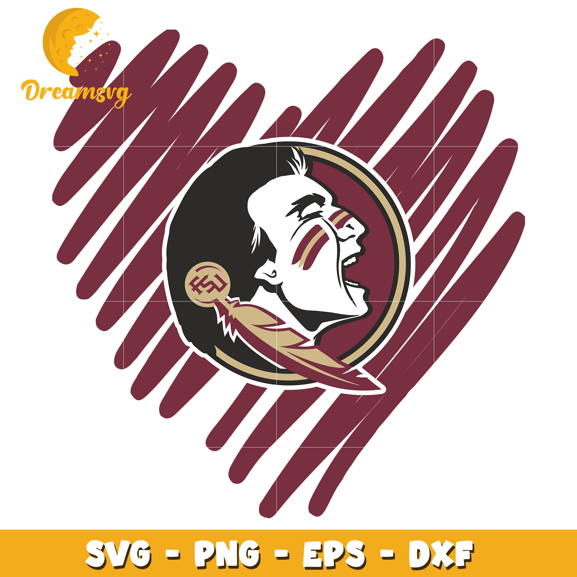 Florida State Seminoles Heart SVG Bundle