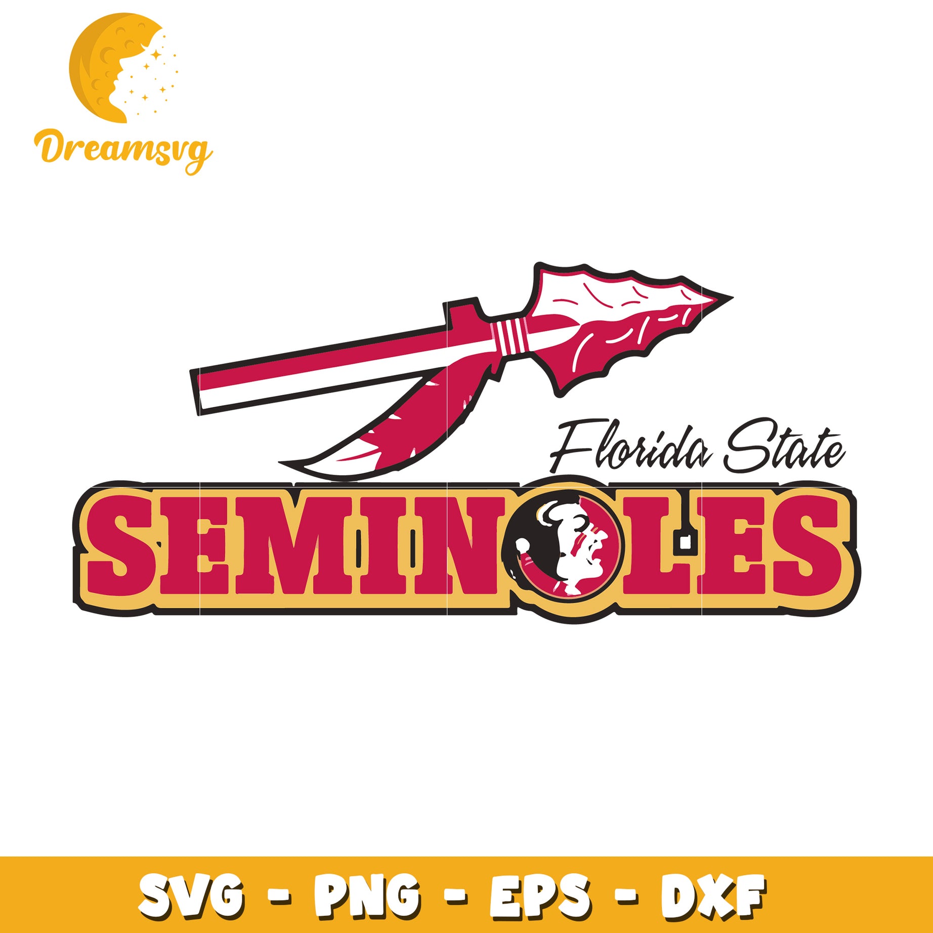 Florida State Seminoles Logo SVG File for Crafting Projects