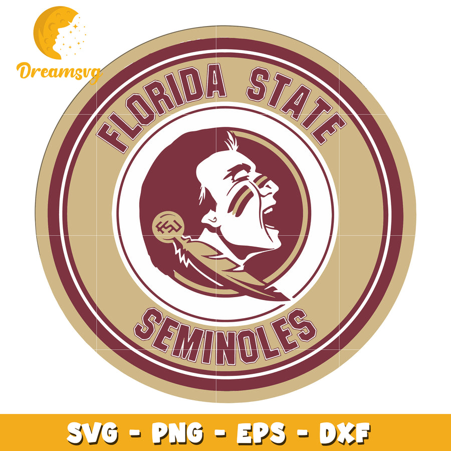 Florida State Seminoles Logo SVG for Crafts and Designs