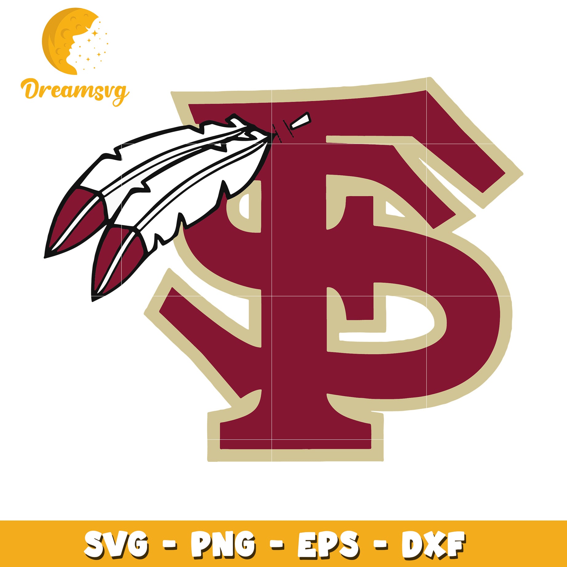 Fsu Logo Pattern Fsu Svg