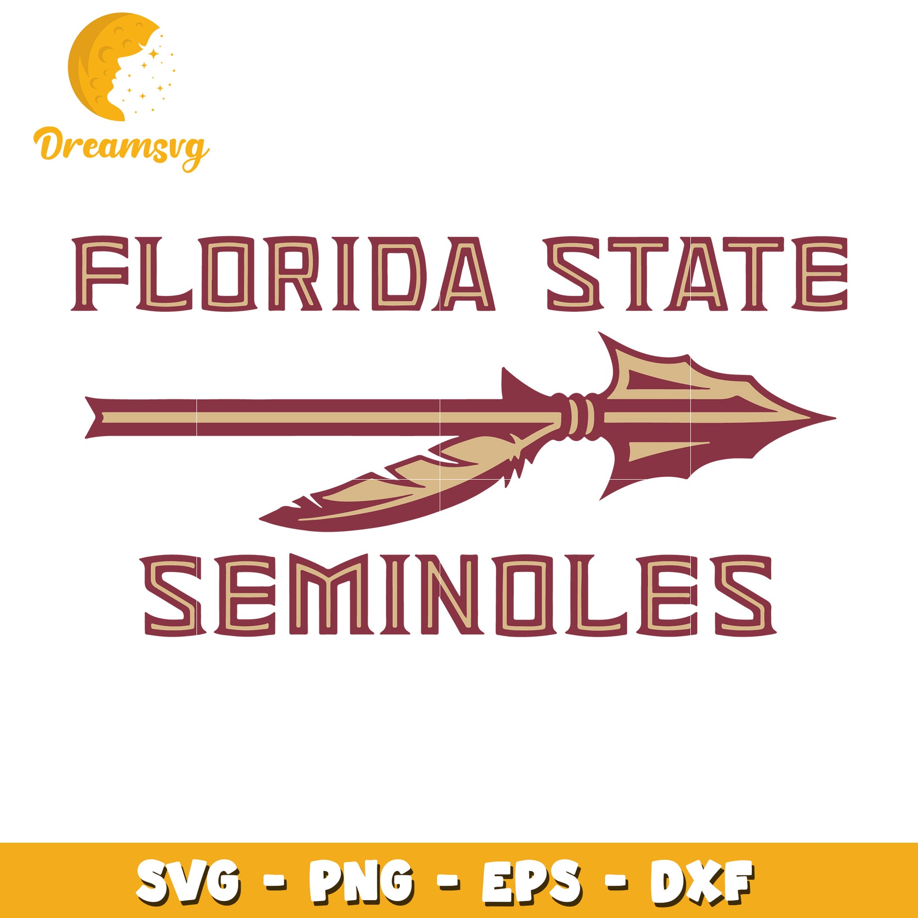 Florida State Seminoles SVG File for Sports Teams and Fans