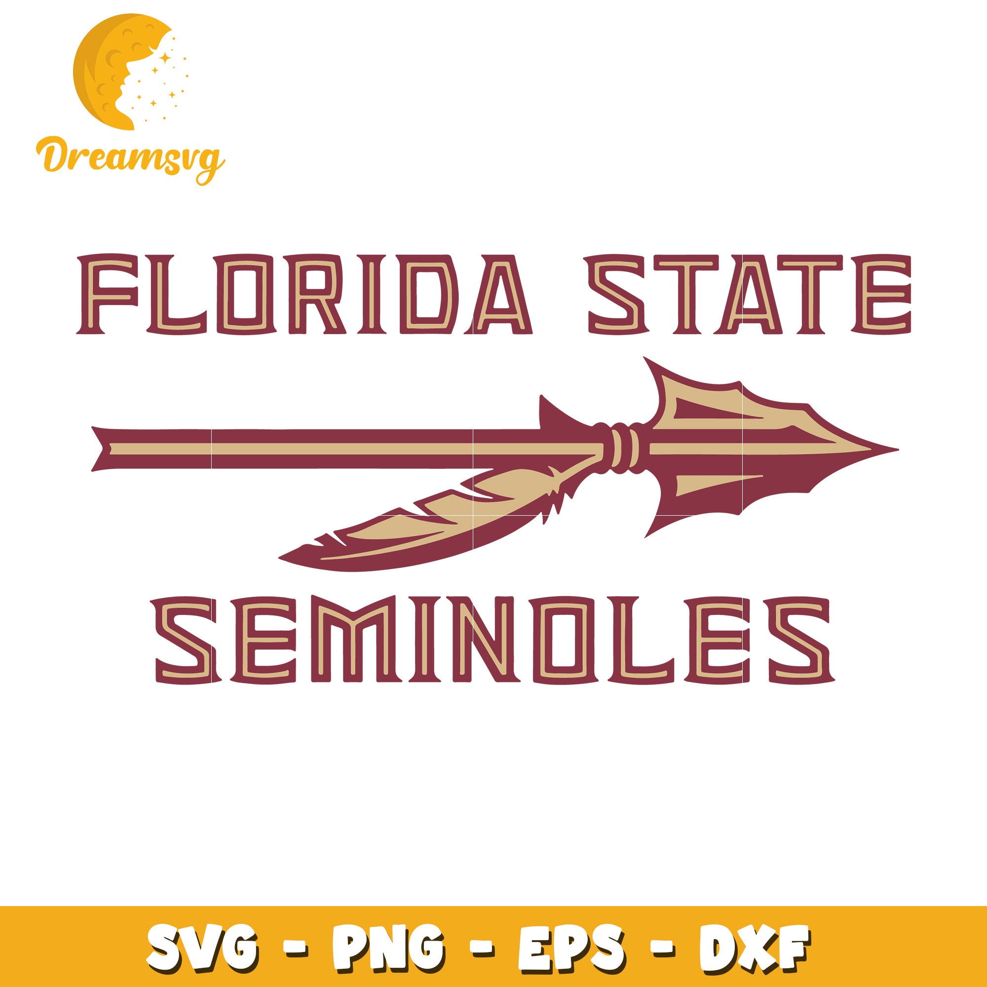 Florida State Seminoles SVG File for Sports Teams and Fans