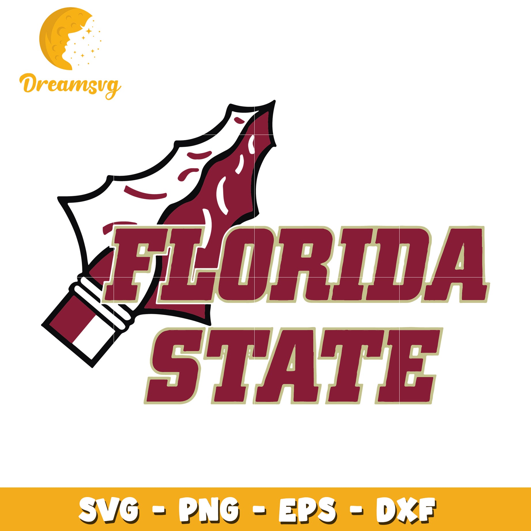 Florida State Spear SVG Cut File