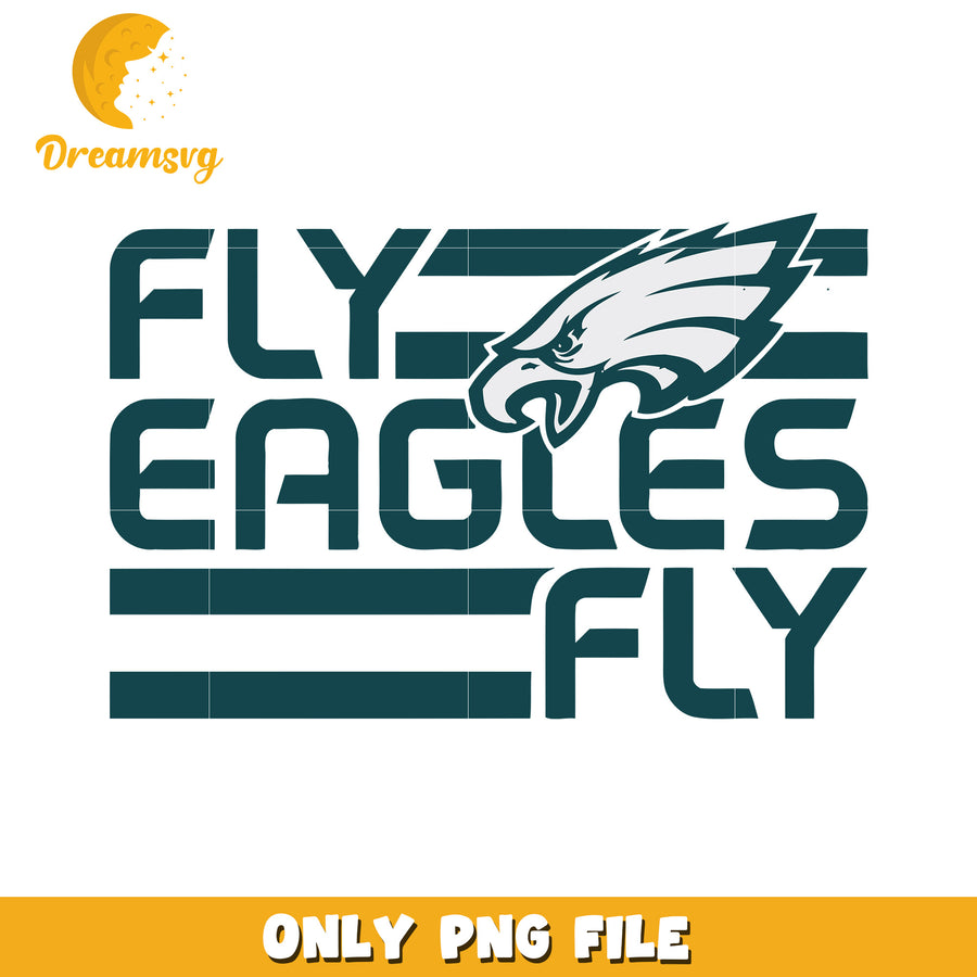 Fly Eagles Fly Graphic Design PNG File Download