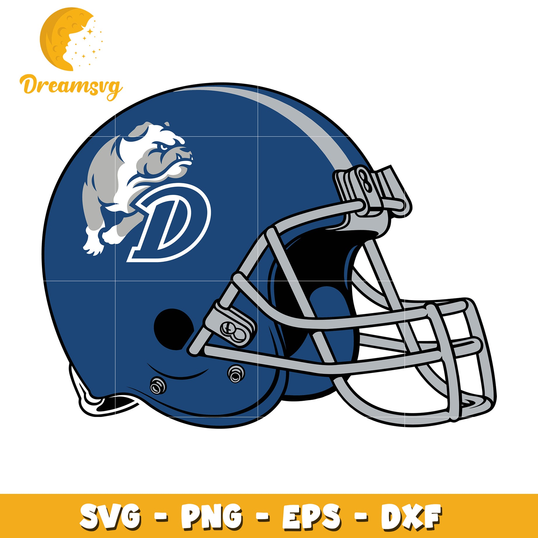 Football Helmet SVG PNG EPS DXF