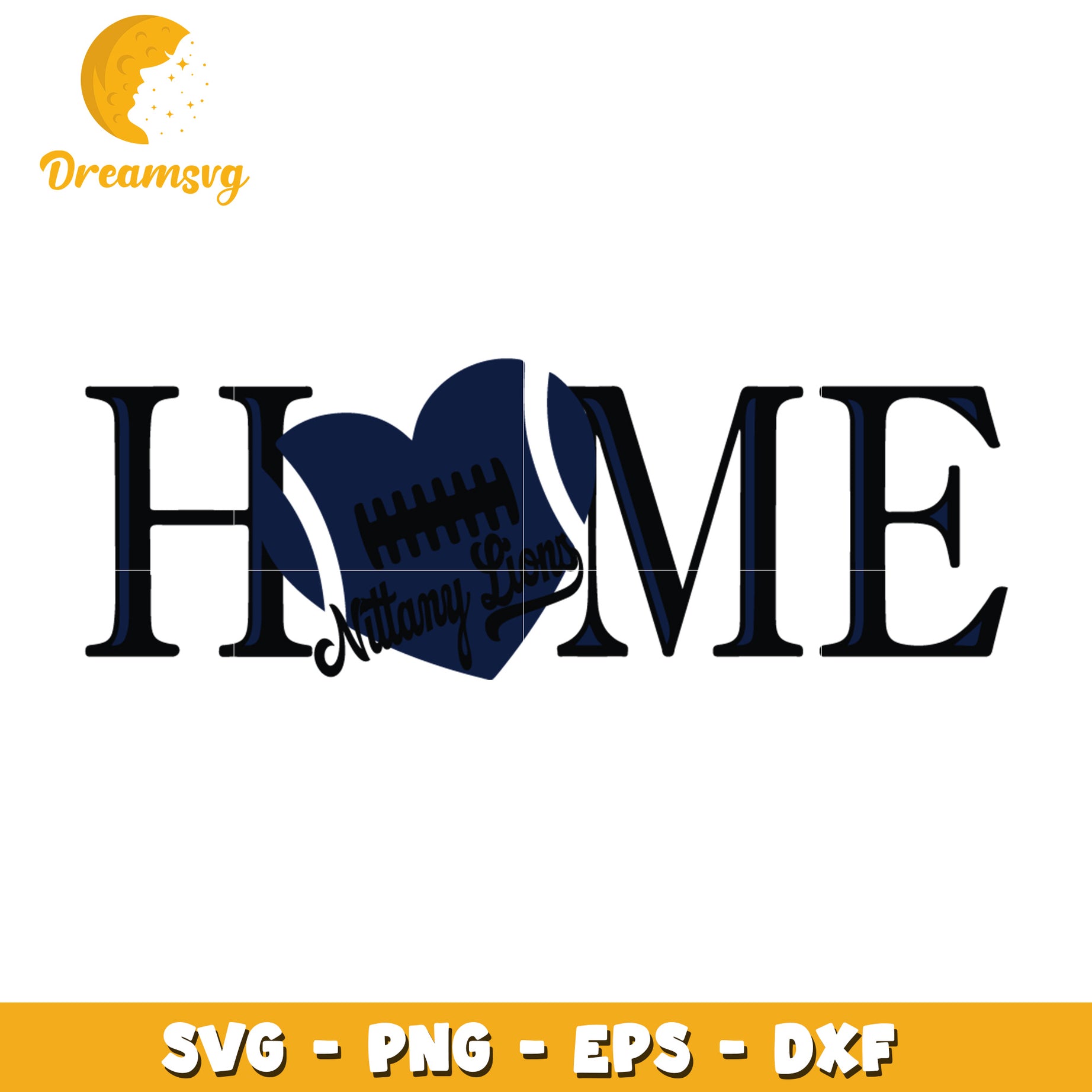 Football Home SVG Cut File