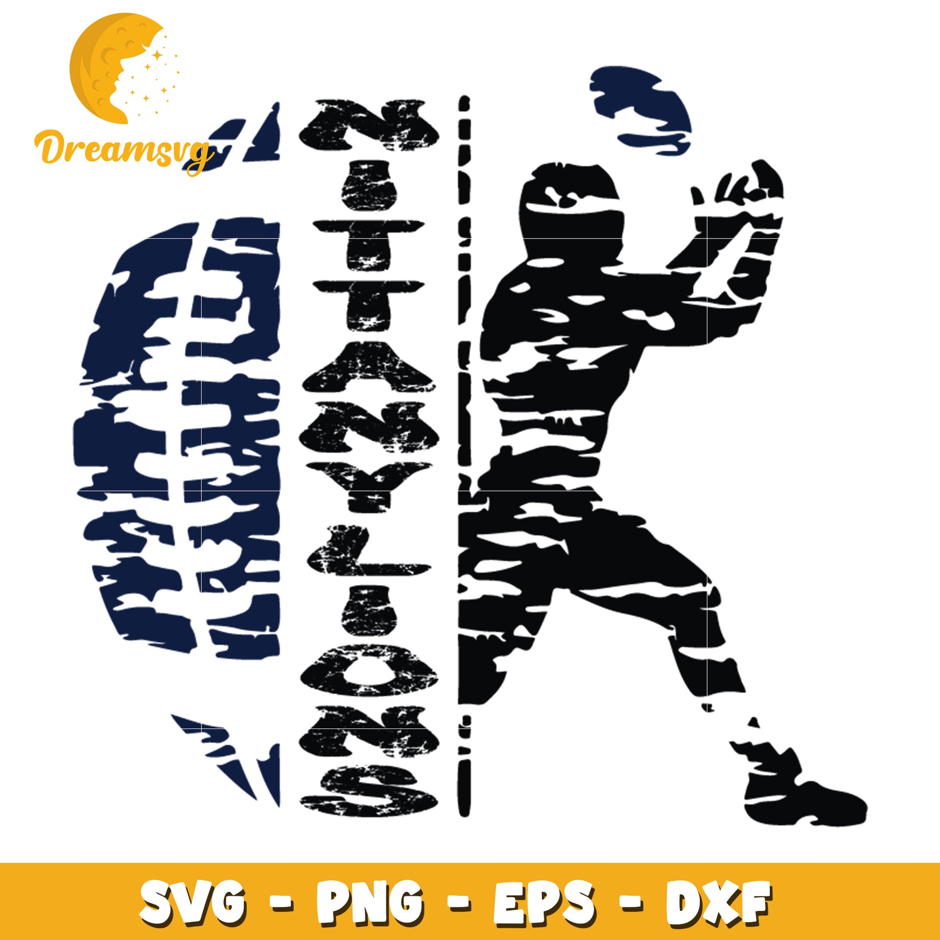 Football Player SVG Cut File