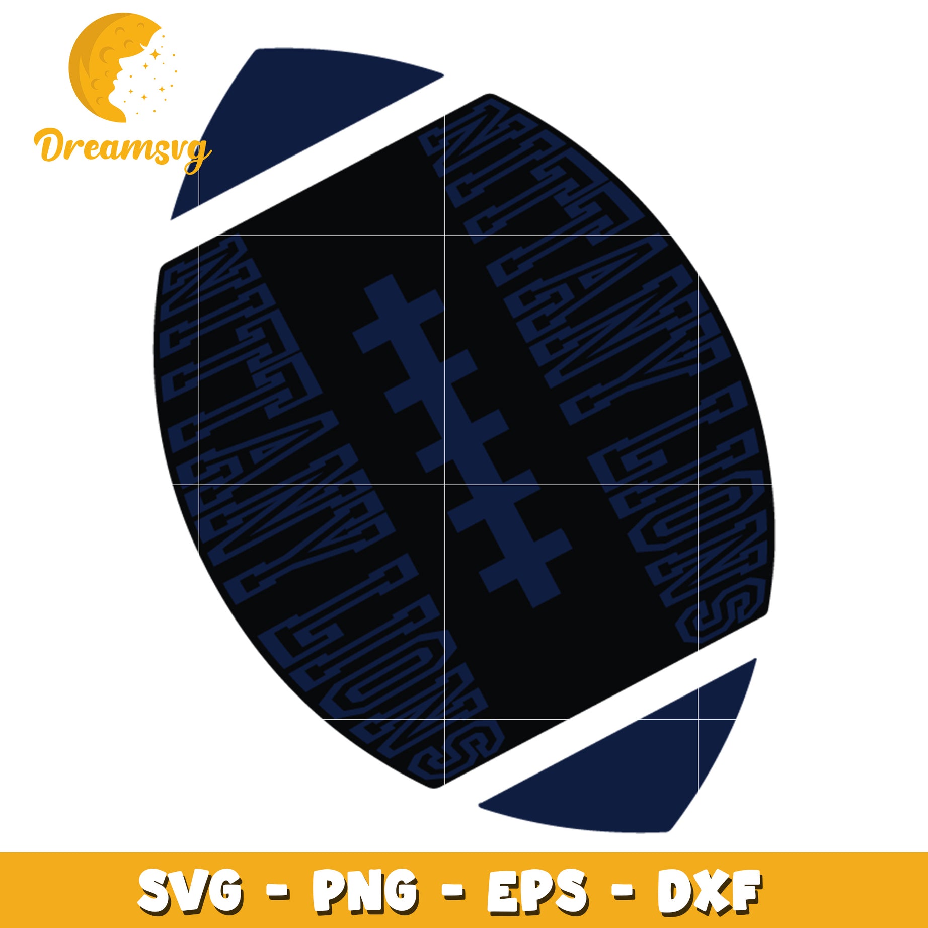 Football SVG PNG EPS DXF Cut File