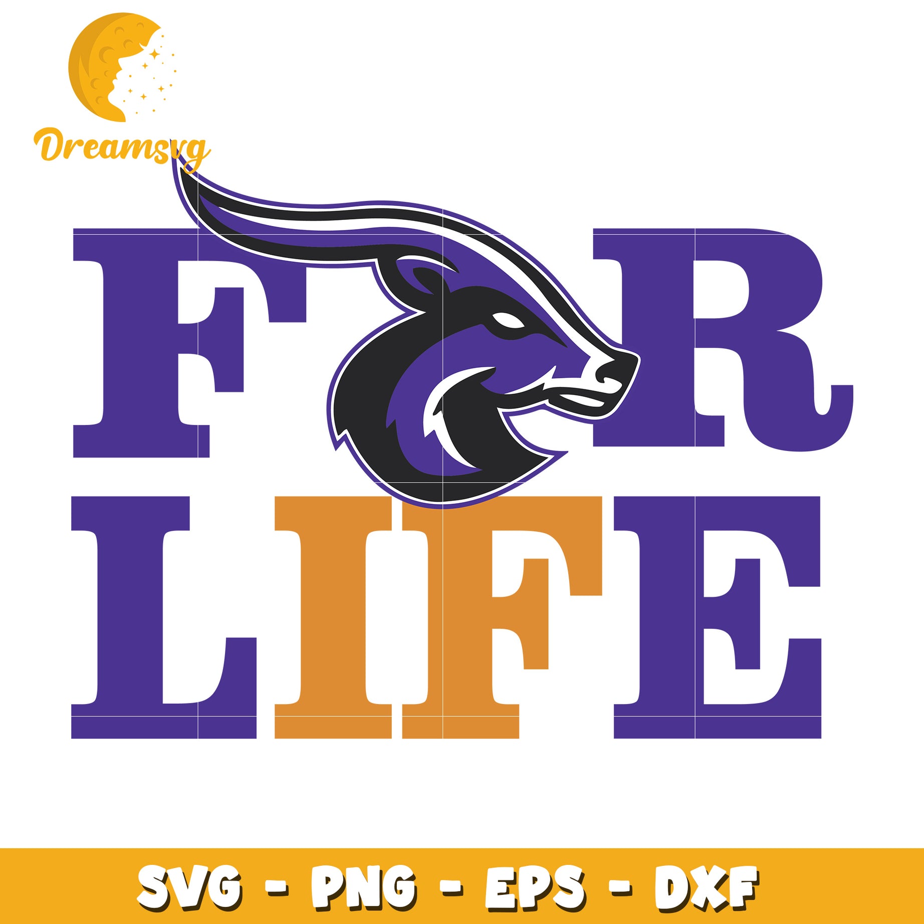 For Life SVG Cut File Antelope Design