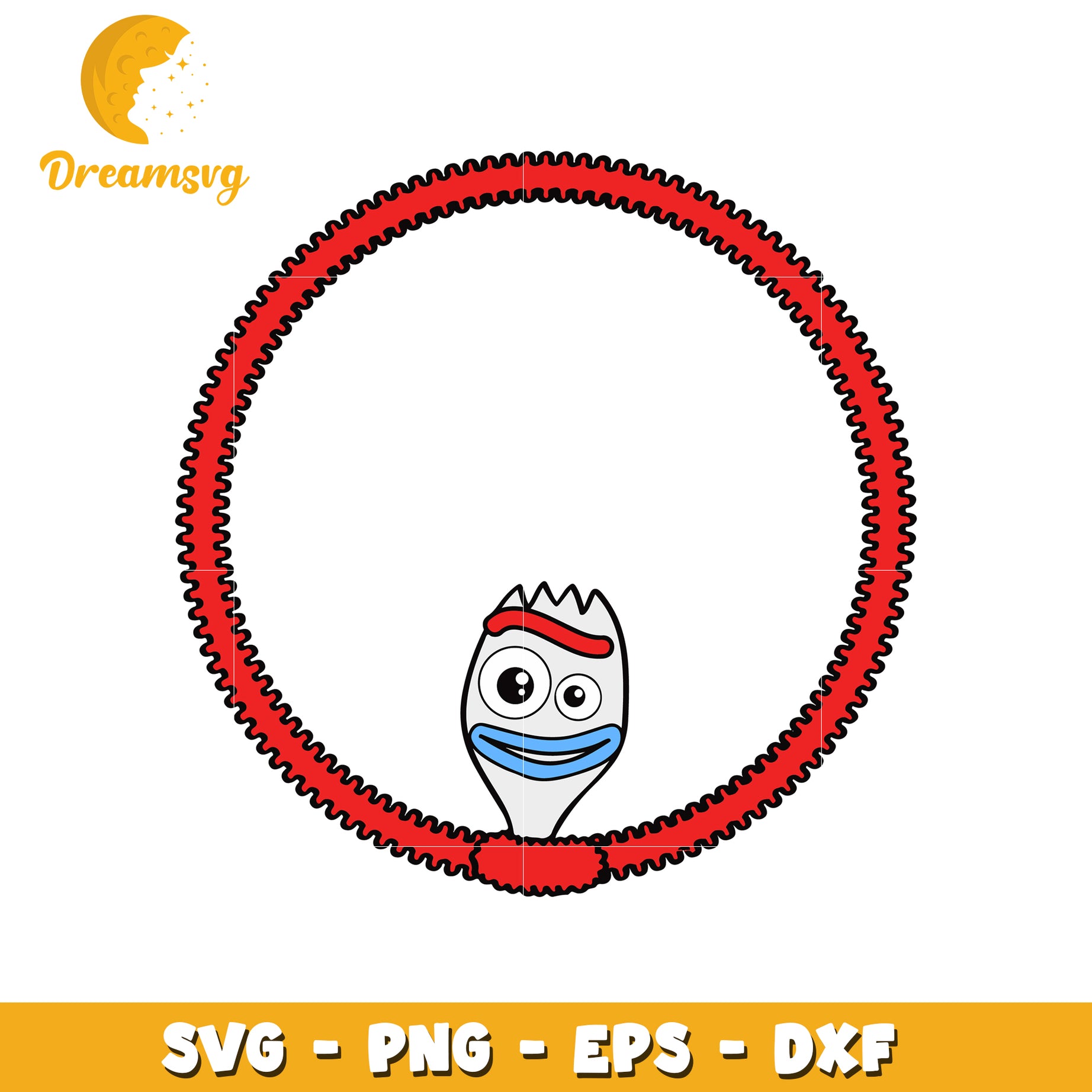 Forky SVG Cut File Toy Story  Party Decor
