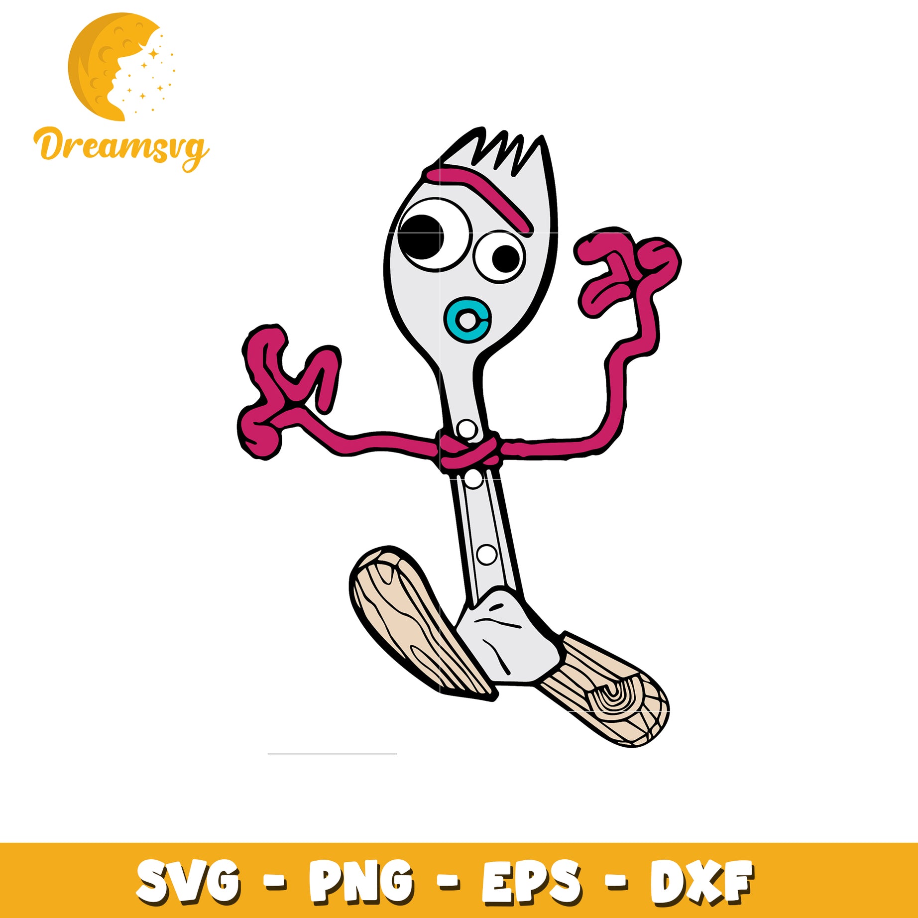 Forky SVG Cut File Toy Story SVG