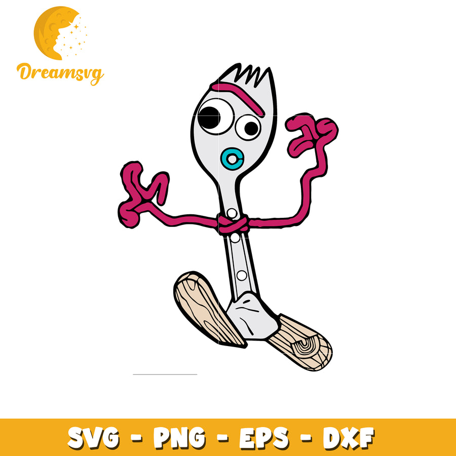 Forky SVG Cut File Toy Story SVG