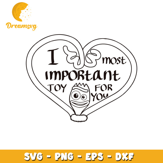 Forky SVG Cut File Valentines Day