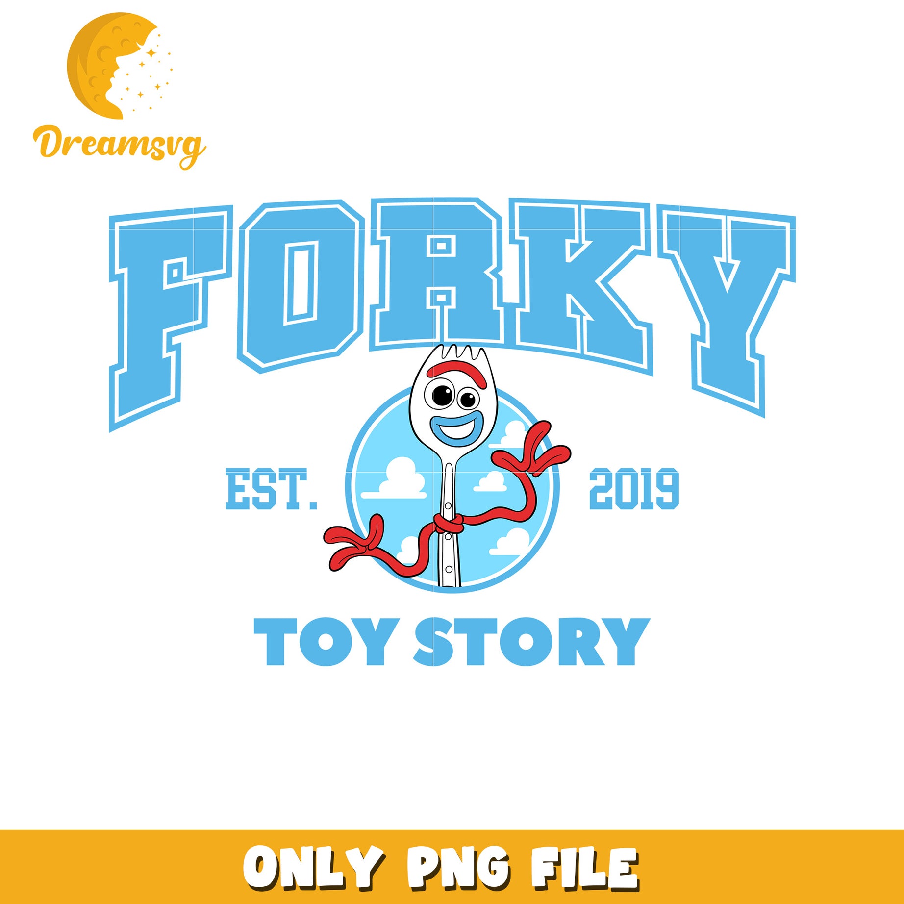 Forky Toy Story PNG Design