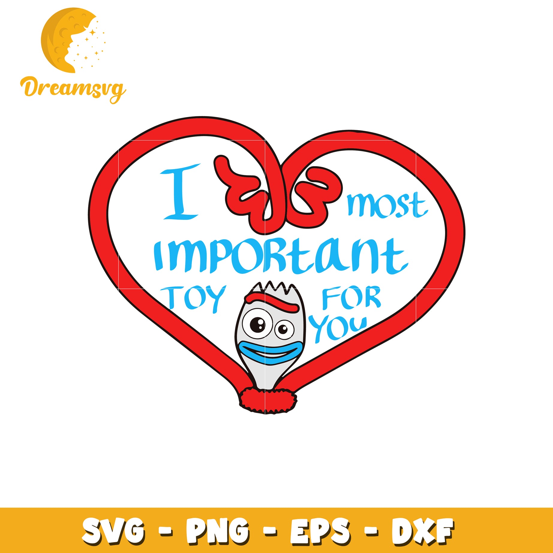 Forky Valentines SVG Cut File