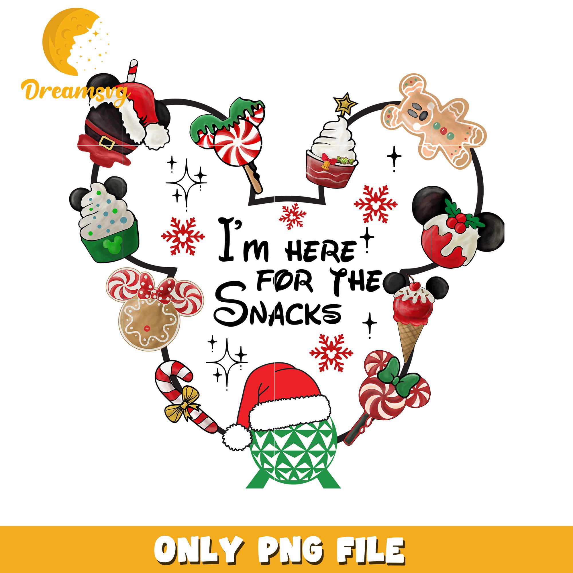 For the snacks png, disney celebration png, christmas dream png