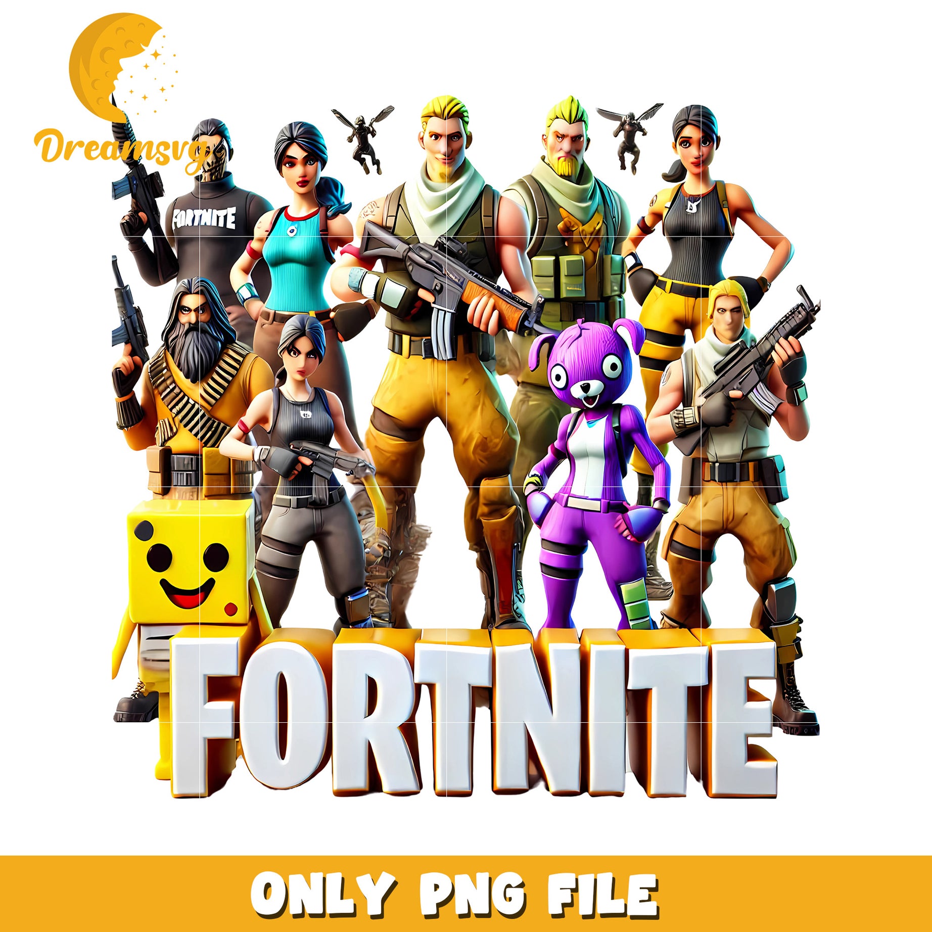 Fortnite design png, fortnite png, fortnite logo png